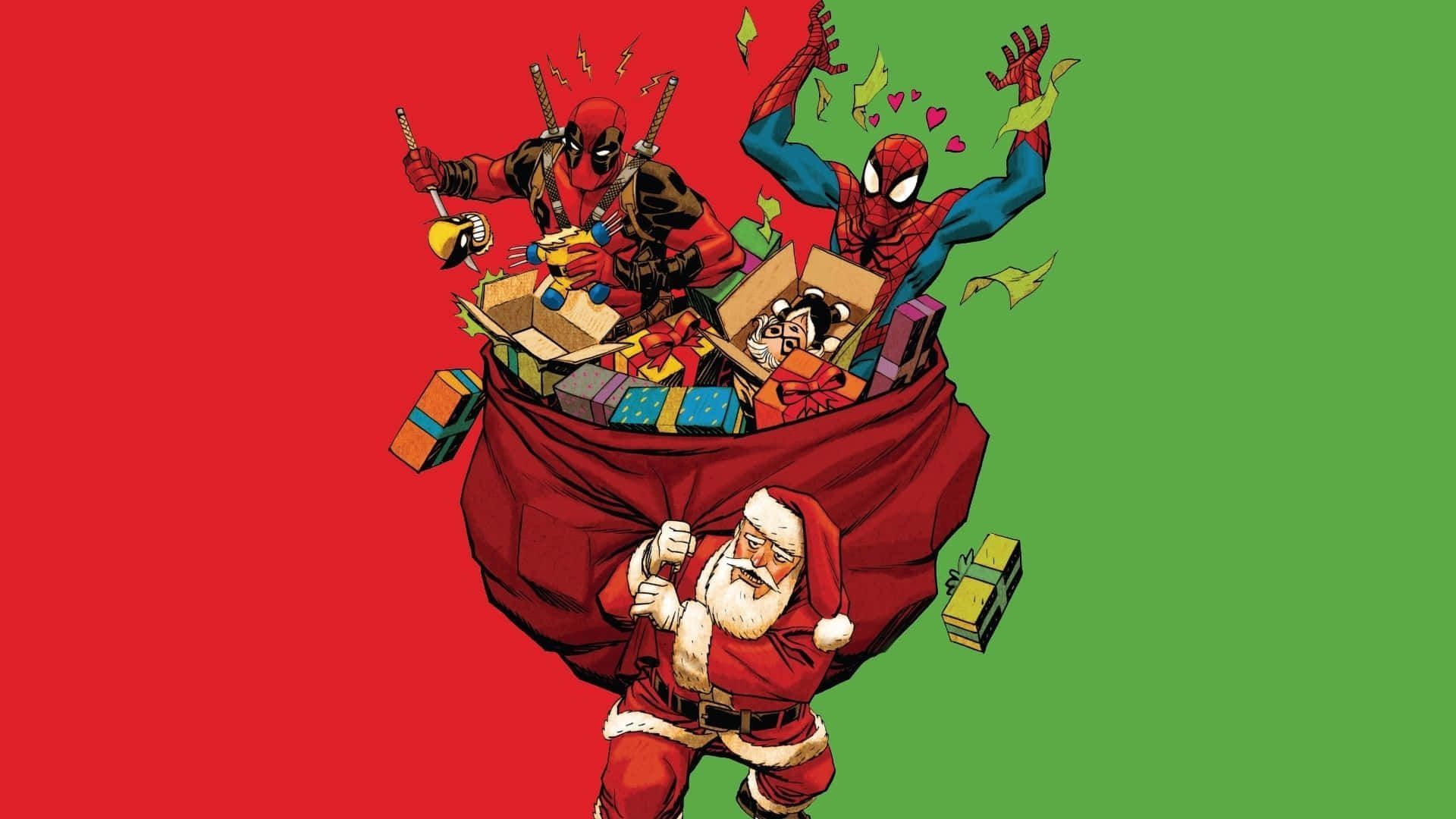 Spiderman Christmas Wallpapers Top Free Spiderman Christmas