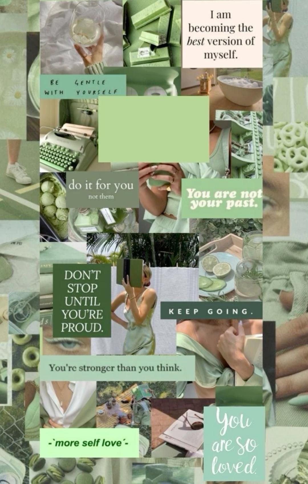 Light Green Collage Wallpapers Top Free Light Green Collage