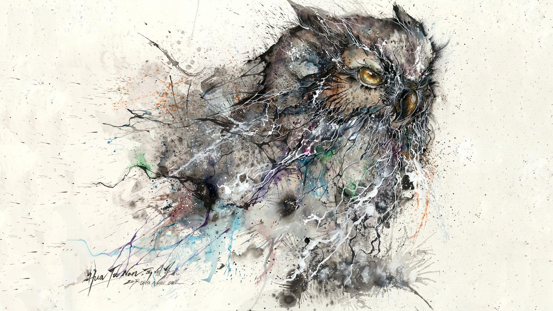 Art Owl Wallpapers Top Nh Ng H Nh Nh P