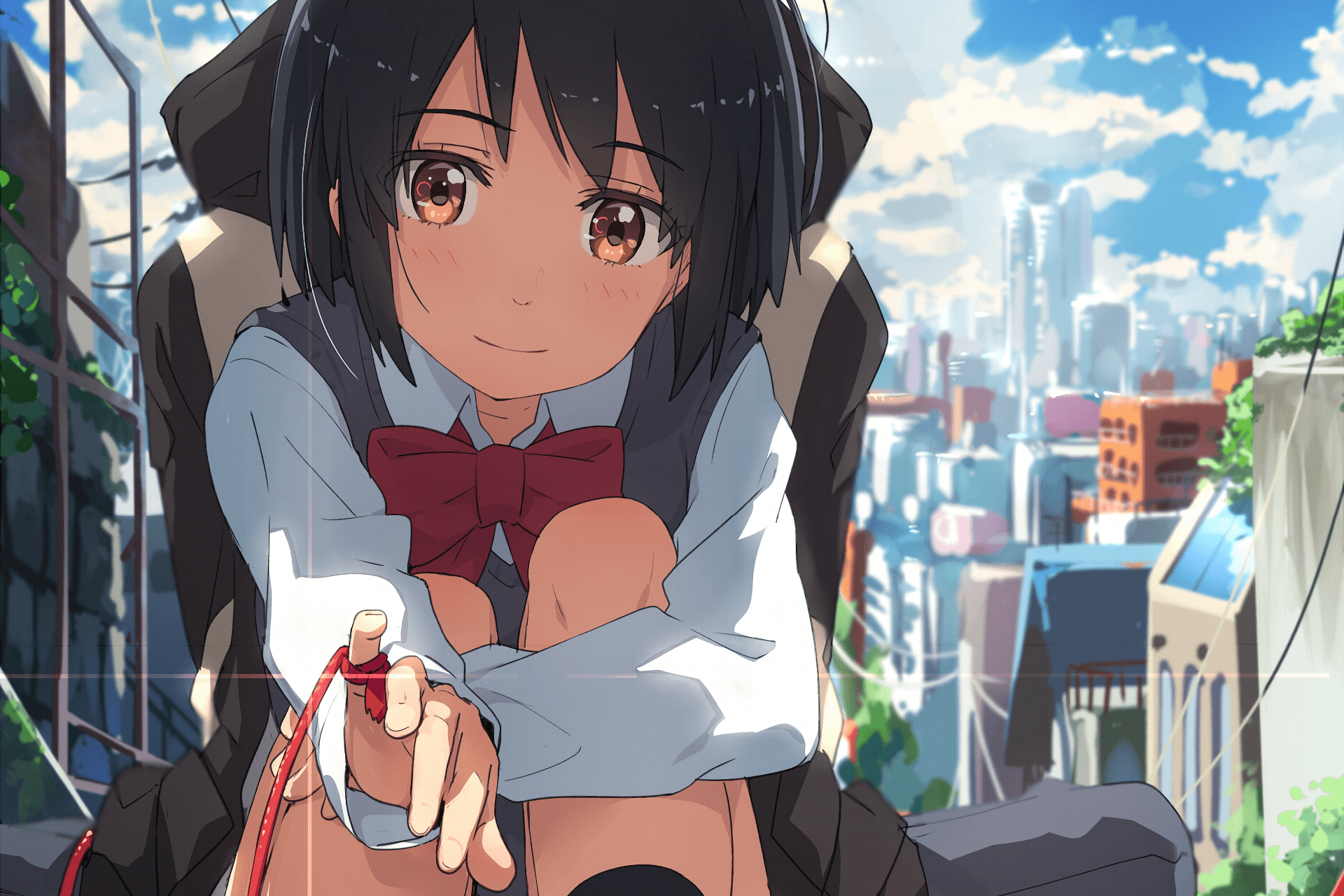 Mitsuha Miyamizu Wallpapers Top Free Mitsuha Miyamizu Backgrounds WallpaperAccess