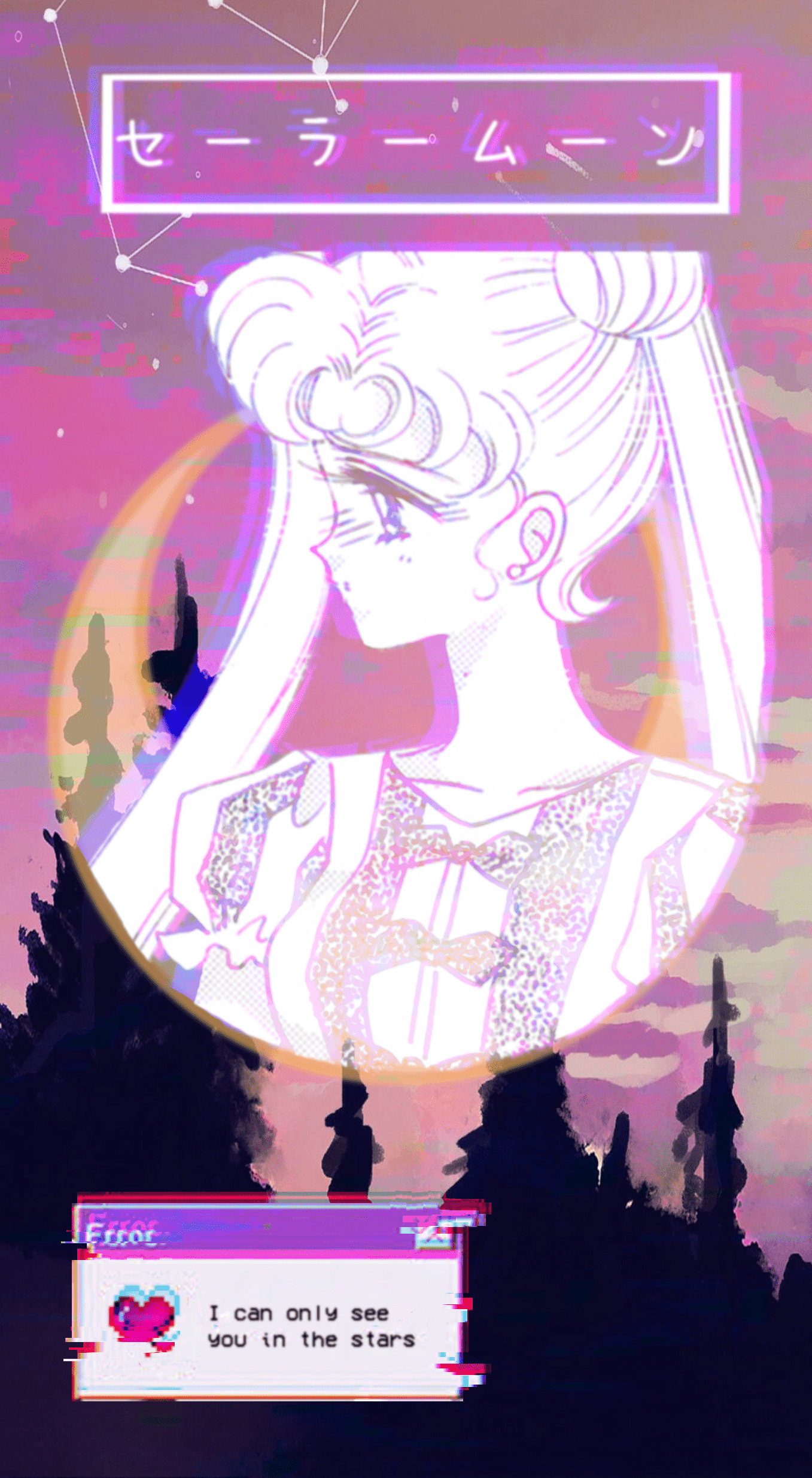 Sailor Moon Vaporwave Wallpapers Top Free Sailor Moon Vaporwave Backgrounds Wallpaperaccess