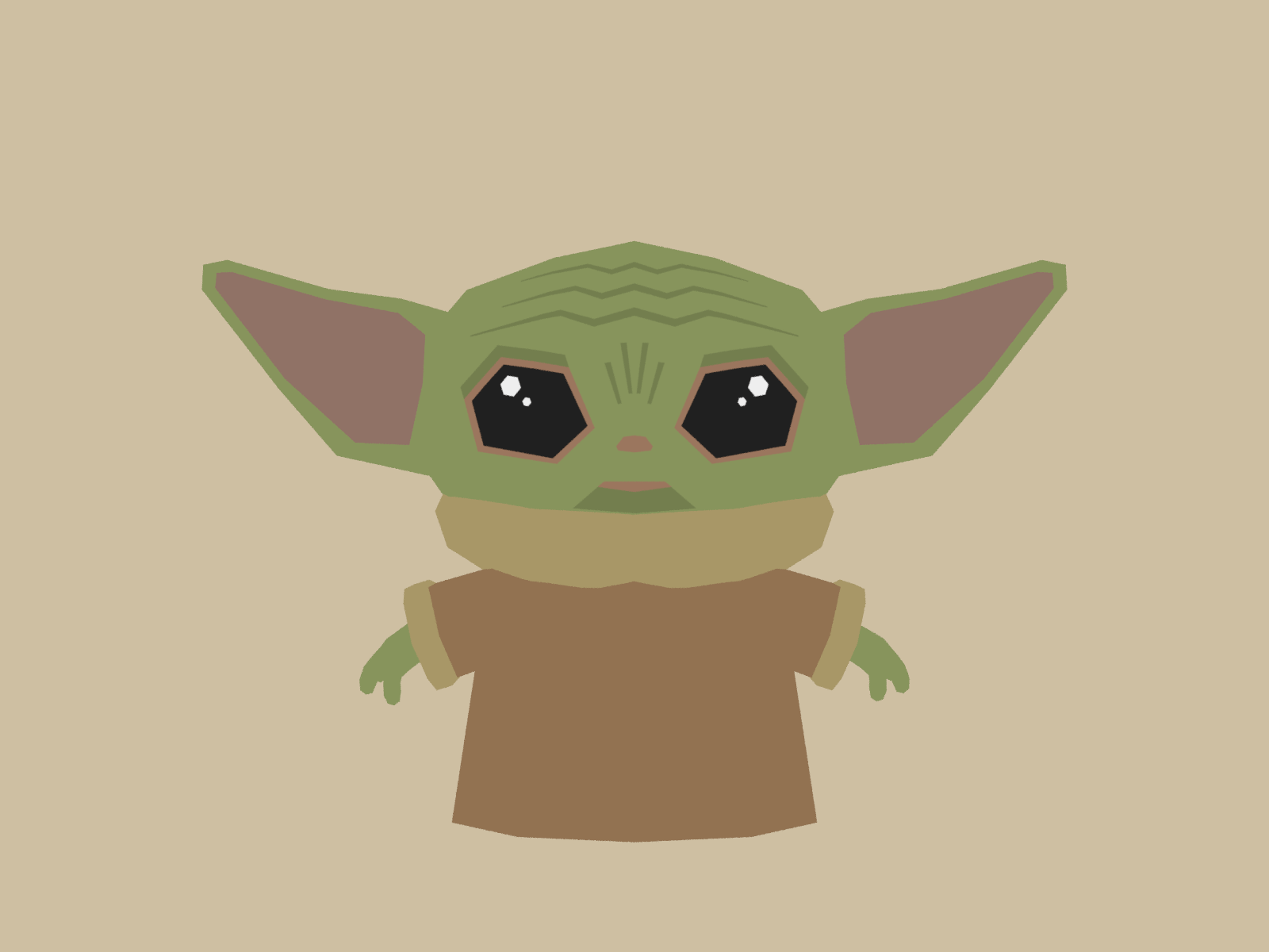 Baby Yoda Minimalist Wallpapers Top Free Baby Yoda Minimalist