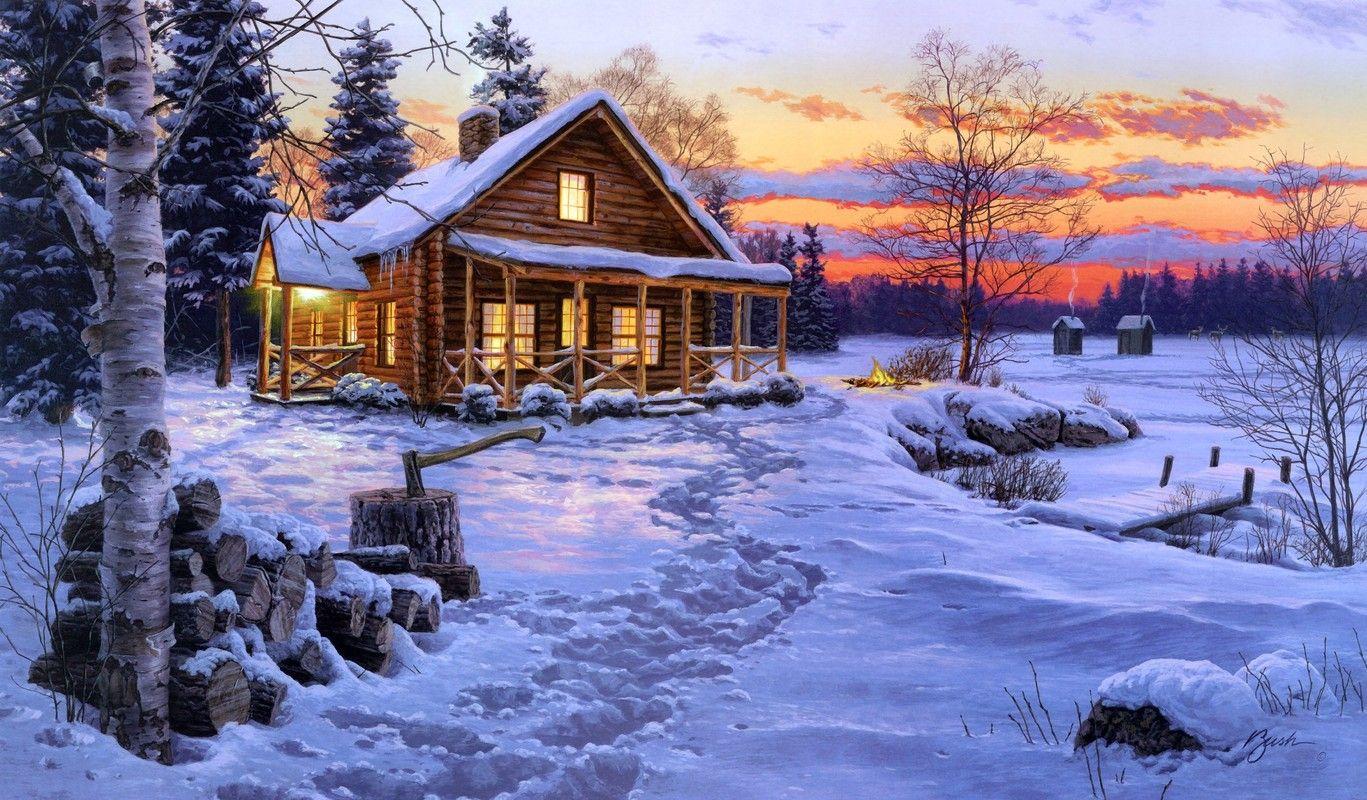 Snow Cabin Wallpapers Top Free Snow Cabin Backgrounds Wallpaperaccess