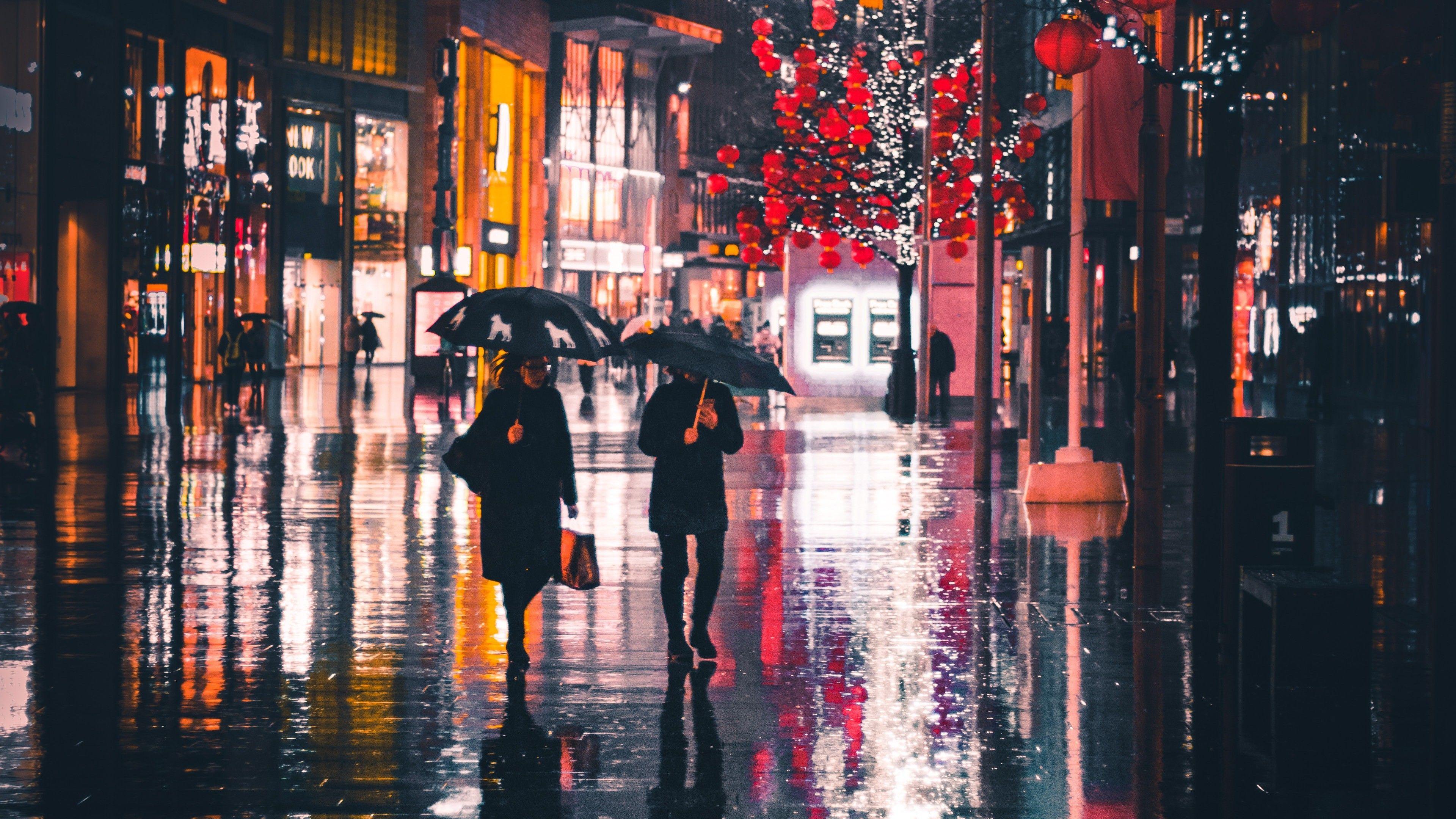 Dark Rain Street Wallpapers Top Free Dark Rain Street Backgrounds