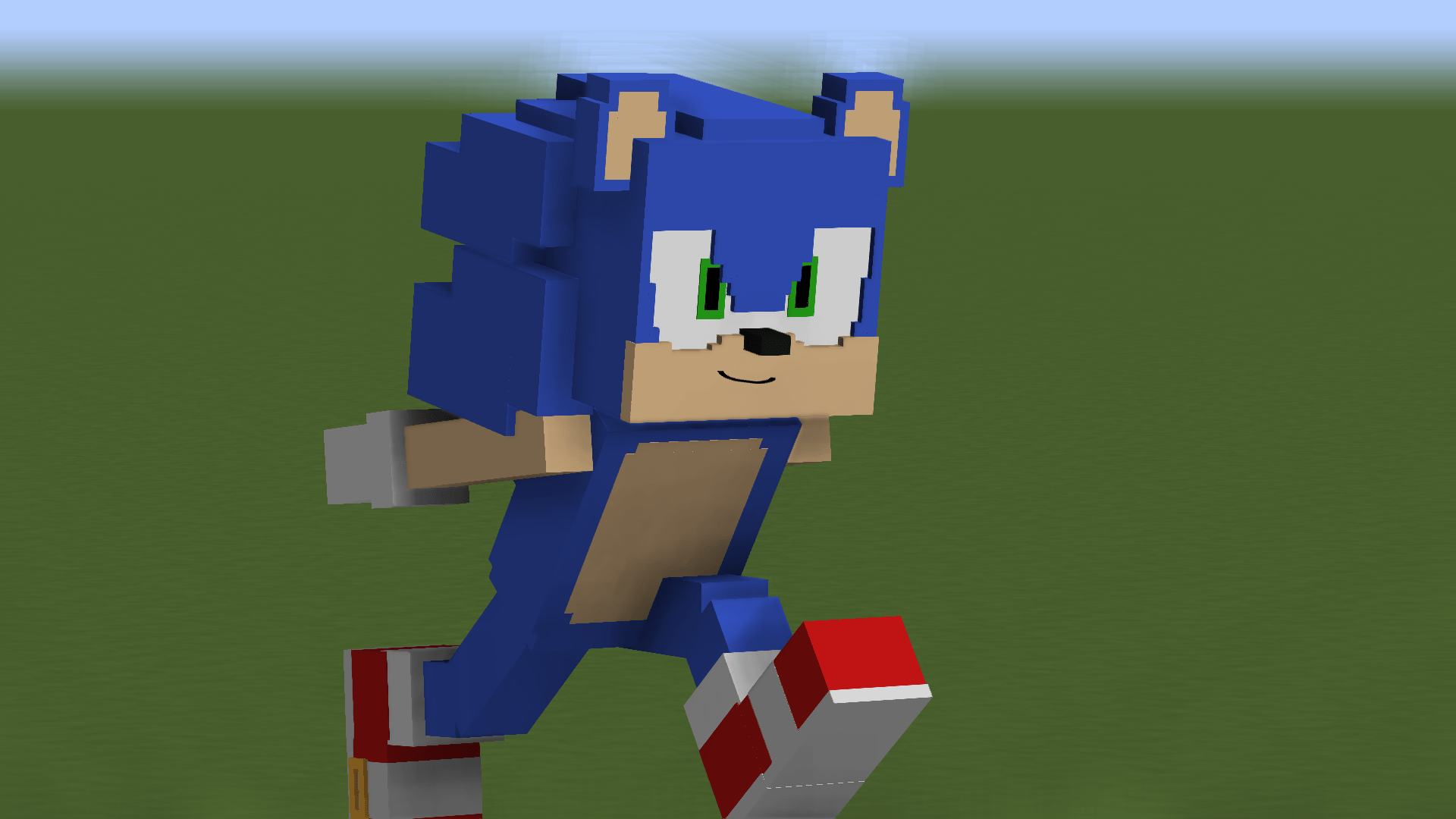 Minecraft Sonic Pixel Art