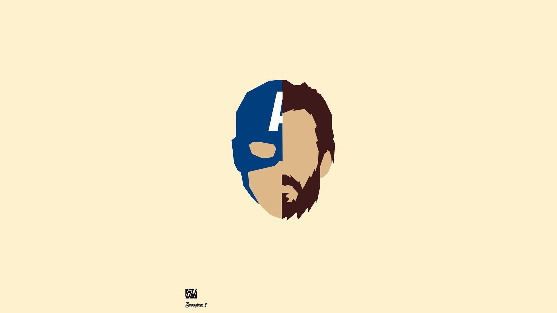 Captain America Minimalist Wallpapers Top Free Captain America