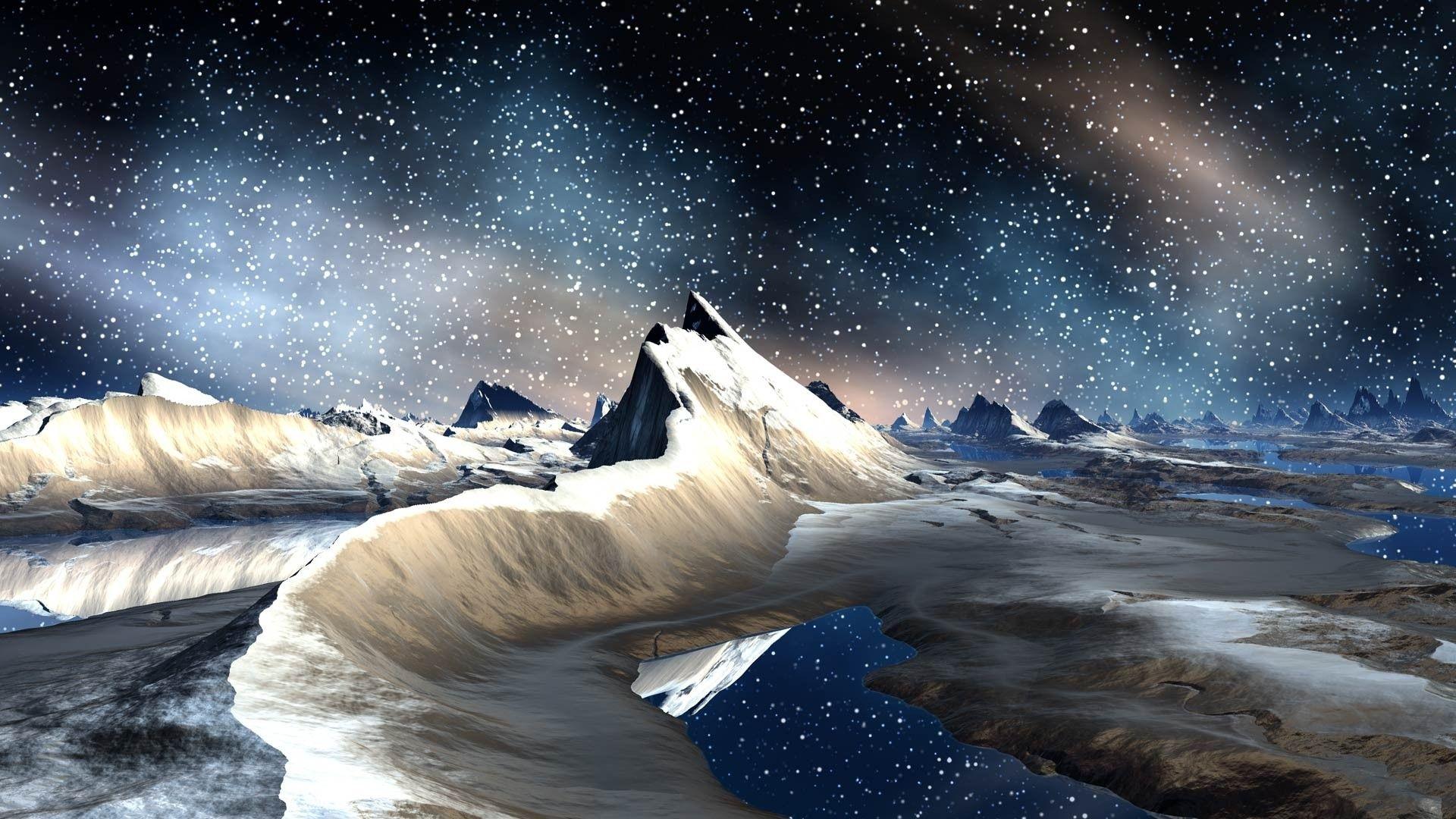 Winter Space Wallpapers Top Free Winter Space Backgrounds