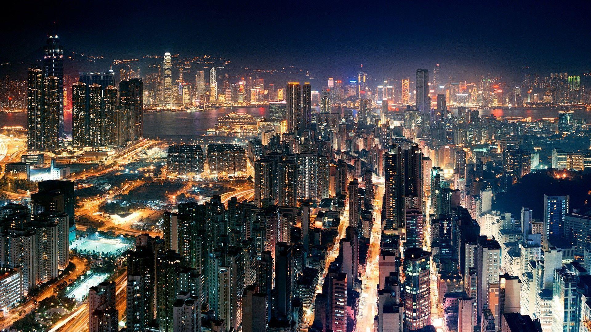 Hong Kong Night View Wallpapers Top Free Hong Kong Night View