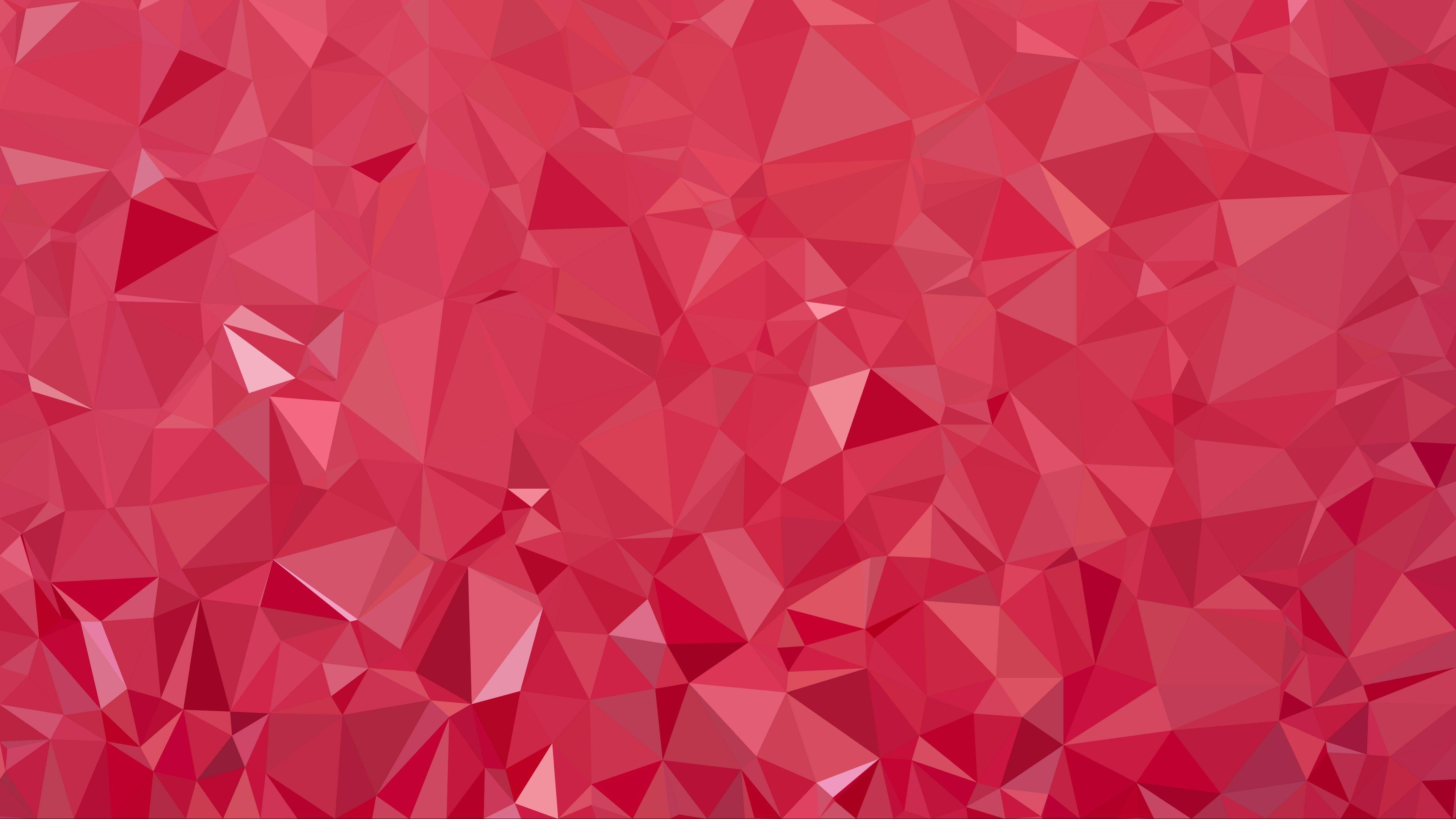 Red Polygon Wallpapers Top Free Red Polygon Backgrounds Wallpaperaccess