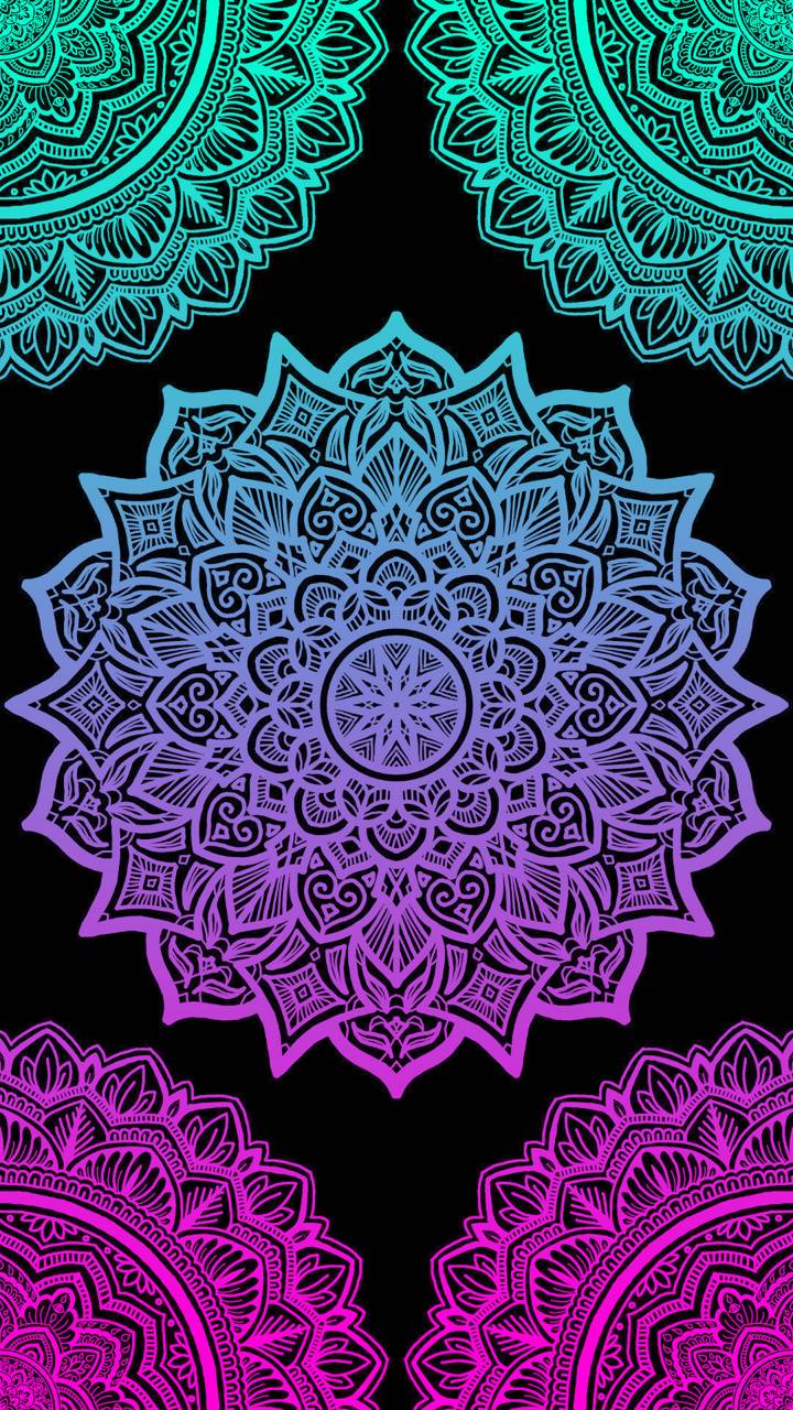 Colorful Mandala Wallpapers Top Free Colorful Mandala Backgrounds