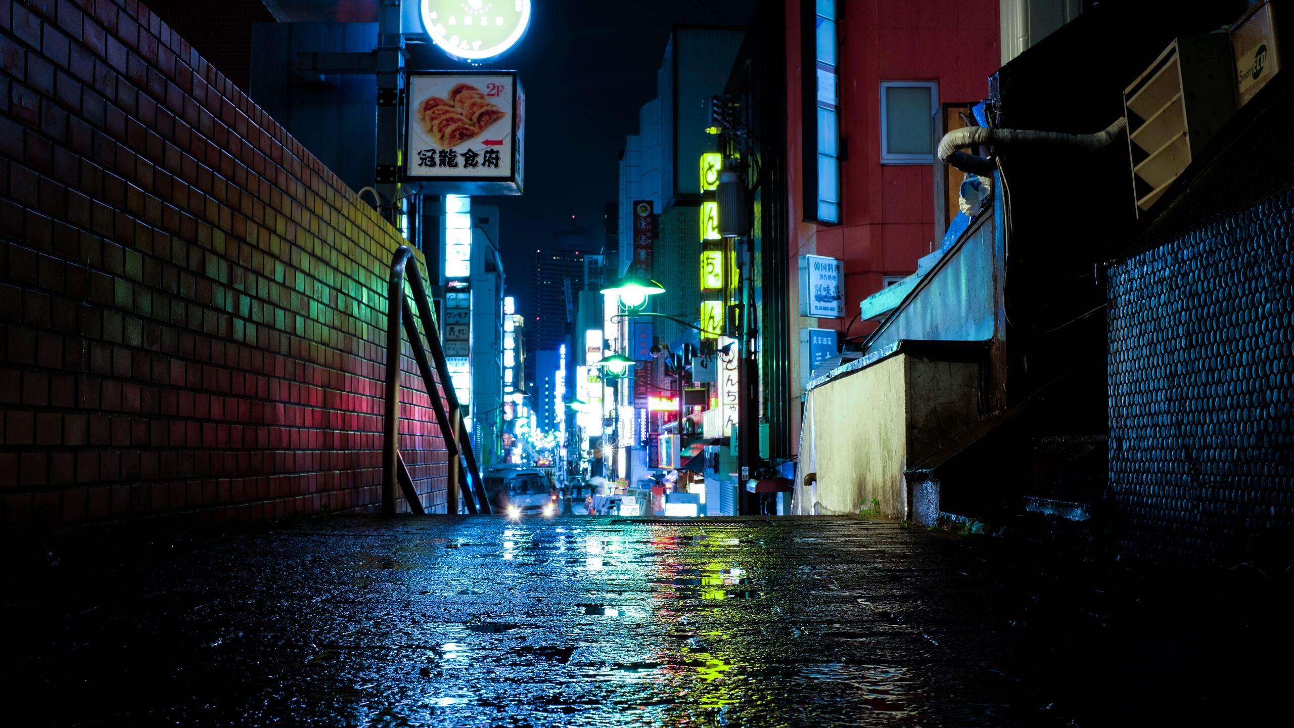 Neon Alley Wallpapers Top Free Neon Alley Backgrounds WallpaperAccess