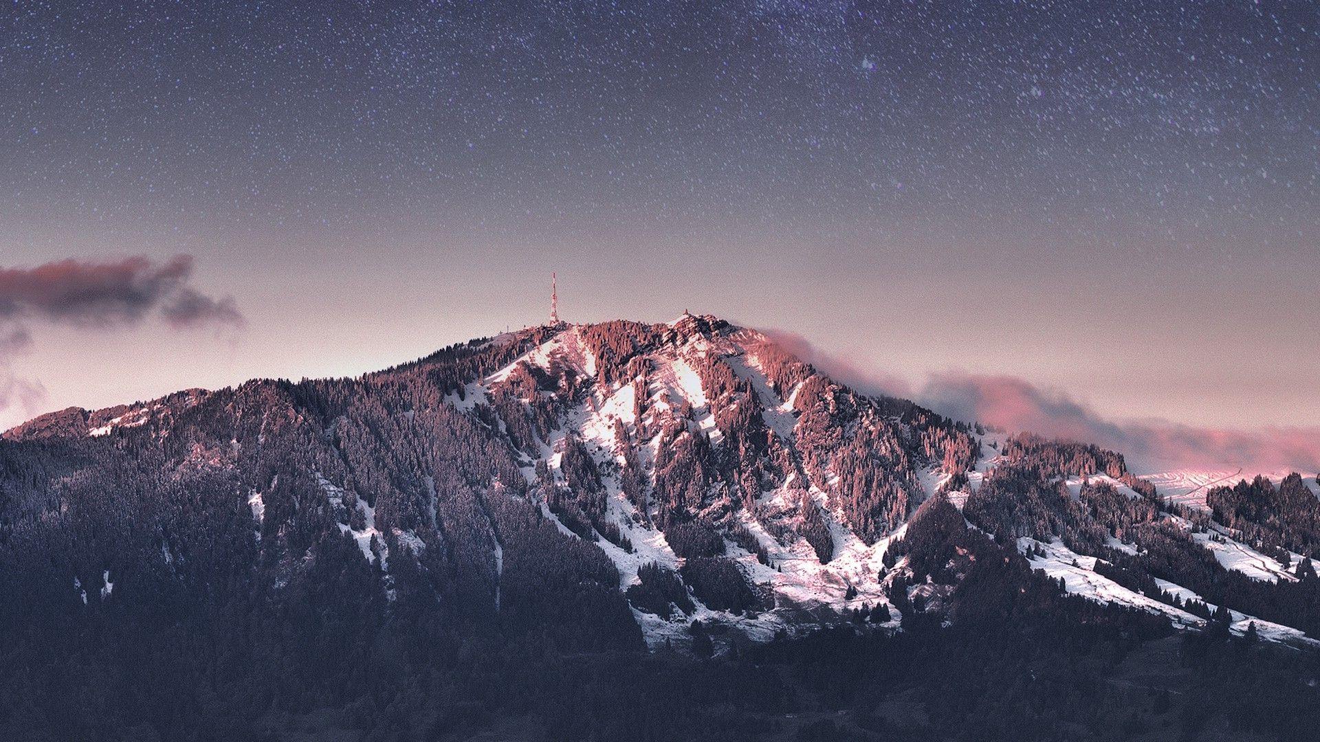 Night Mountain Wallpapers Top Free Night Mountain Backgrounds