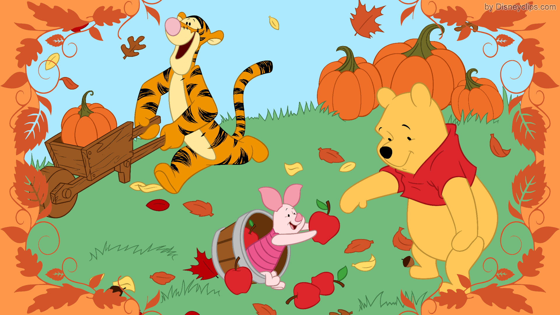 Winnie The Pooh Autumn Wallpapers Top Free Winnie The Pooh Autumn