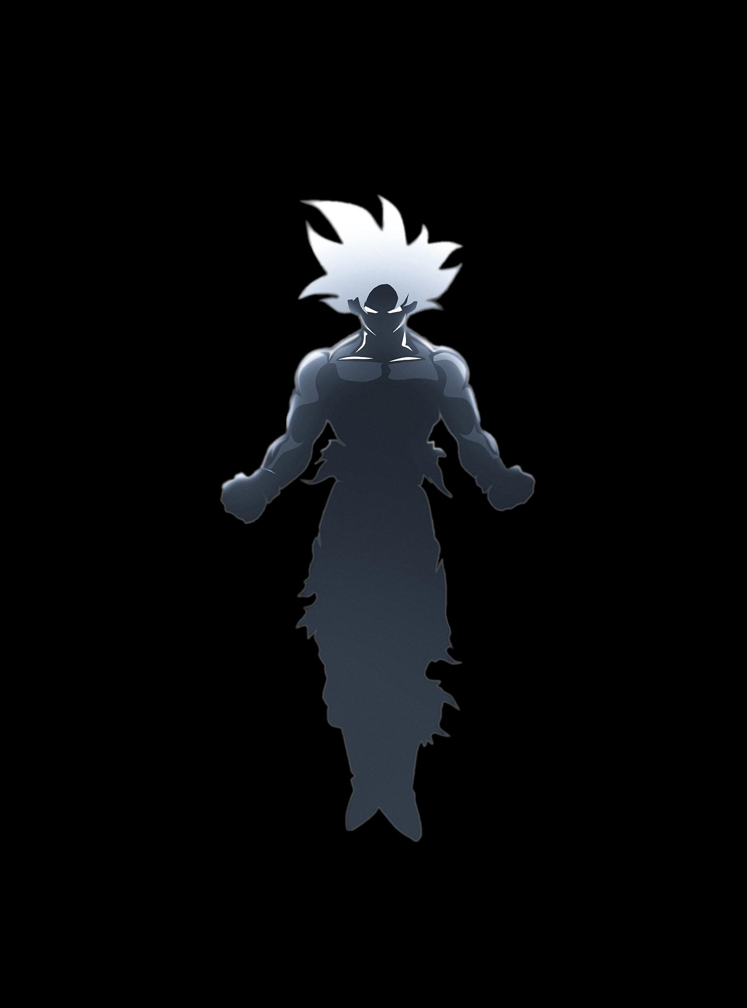 Goku Ultra Instinct Black Background Goku Ultra Instinct Wallpaper Hd