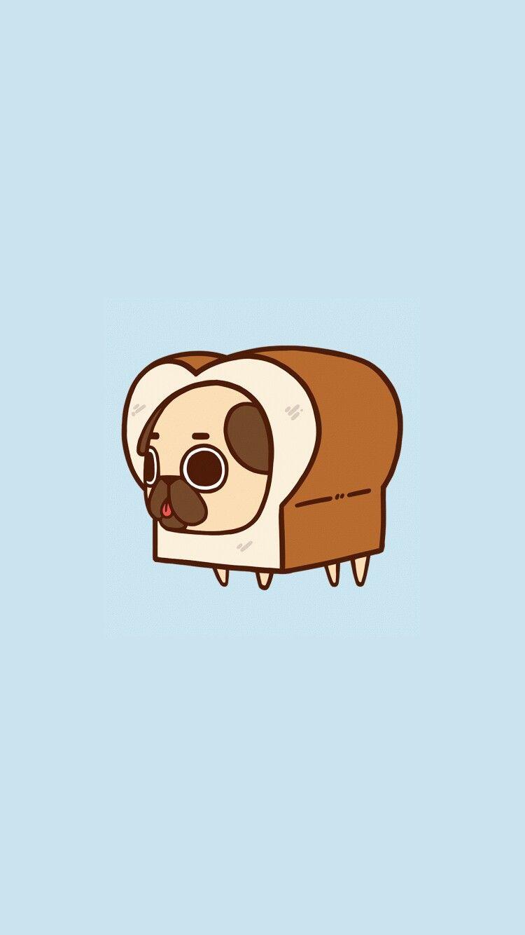 Cartoon Pug Wallpapers Top Free Cartoon Pug Backgrounds Wallpaperaccess