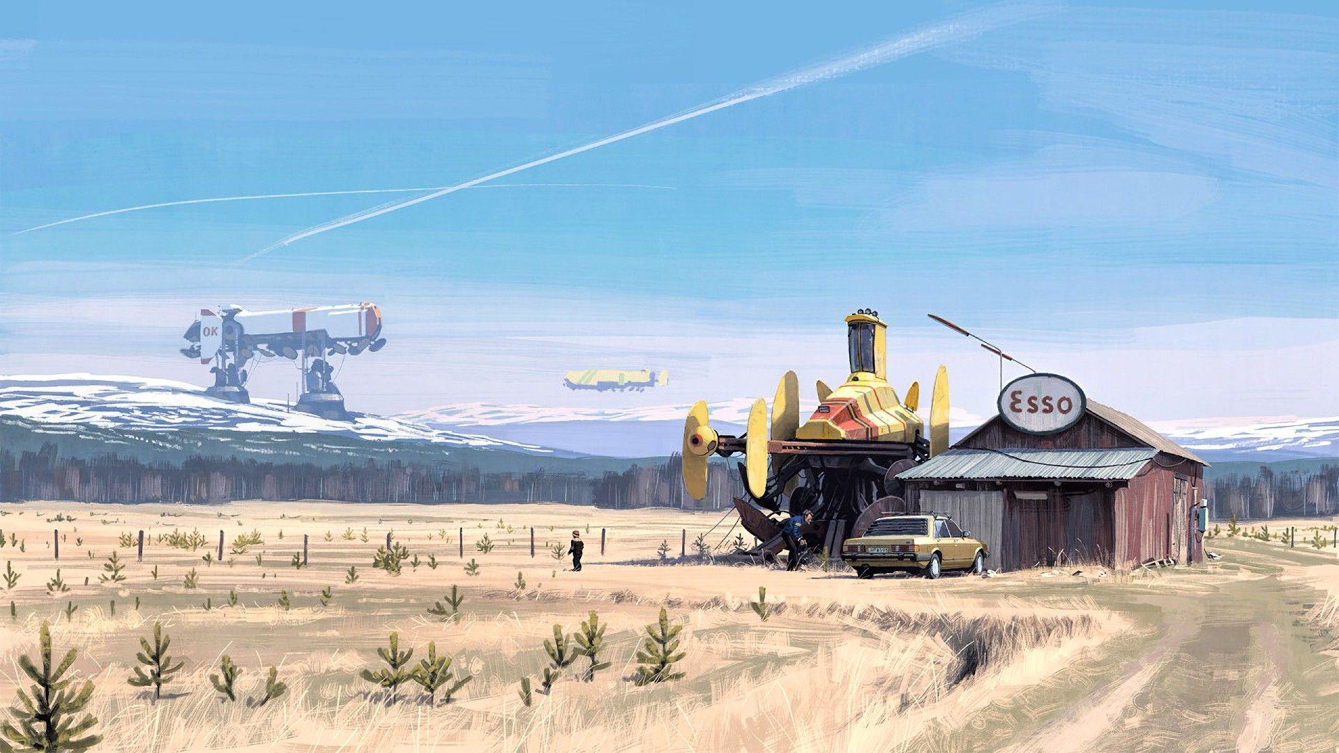 Simon Stålenhag Wallpapers Top Free Simon Stålenhag Backgrounds