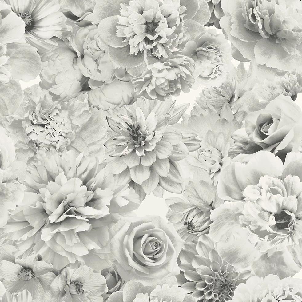 List 93 Wallpaper White And Grey Flower Wallpaper Updated