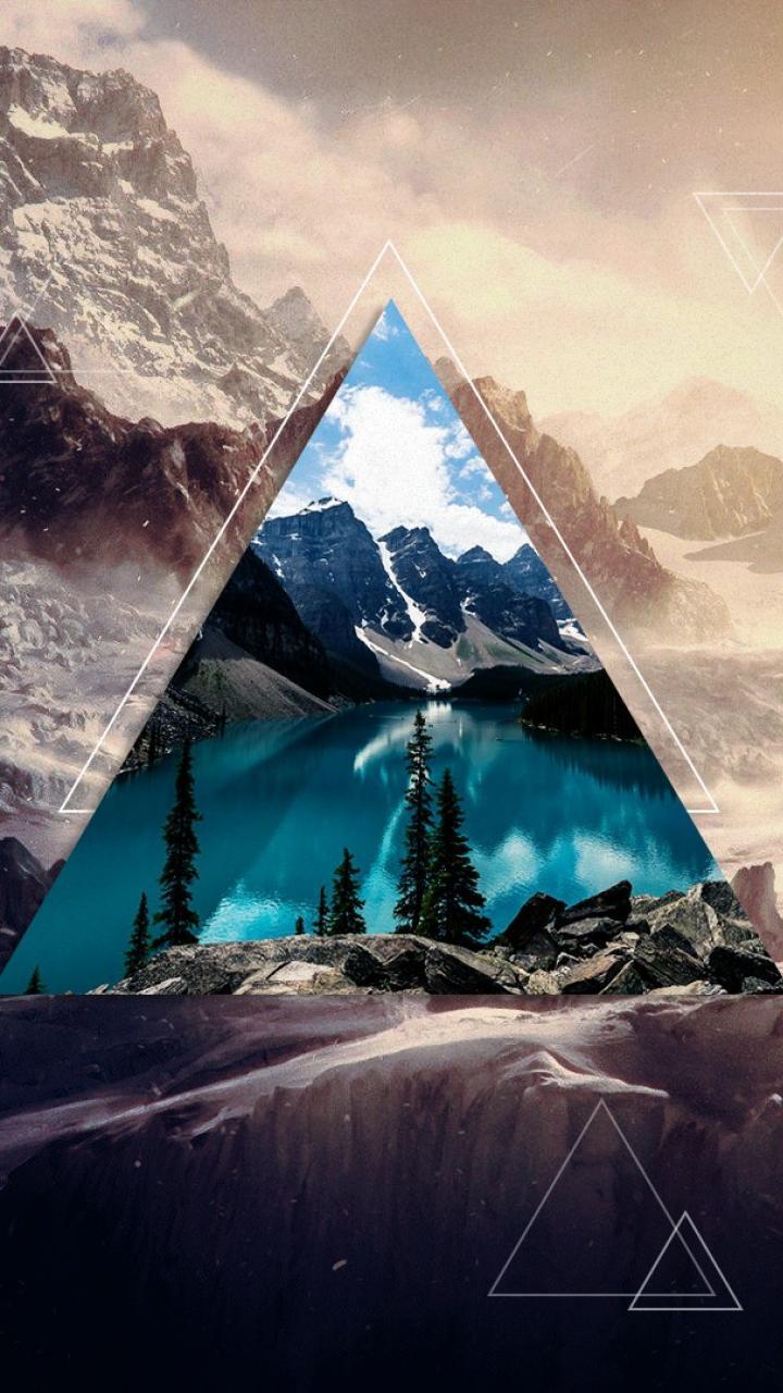 Geometric Mountain Wallpapers Top Free Geometric Mountain Backgrounds