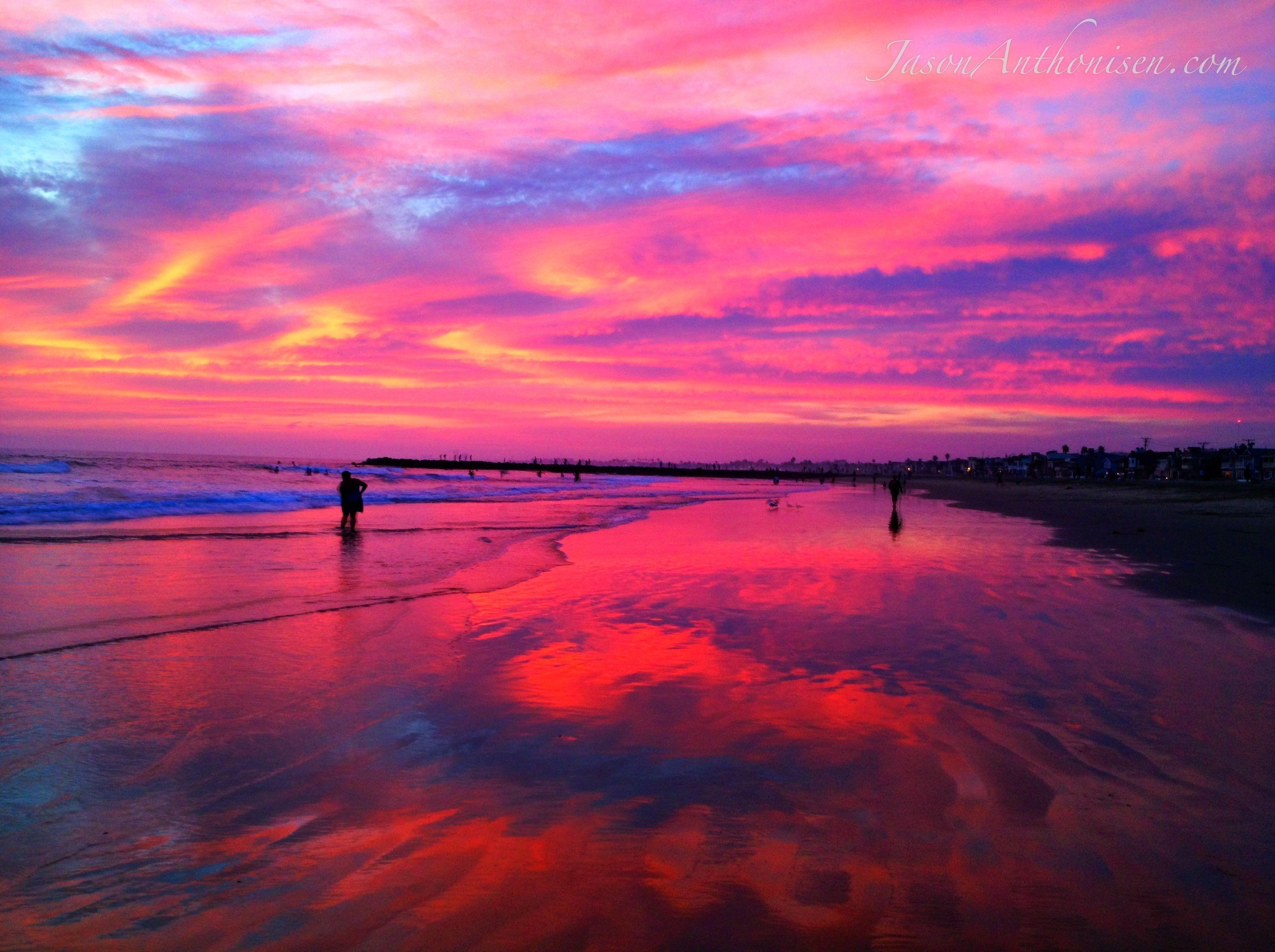 Pink Beach Sunset Desktop Wallpapers Top Free Pink Beach Sunset Desktop Backgrounds