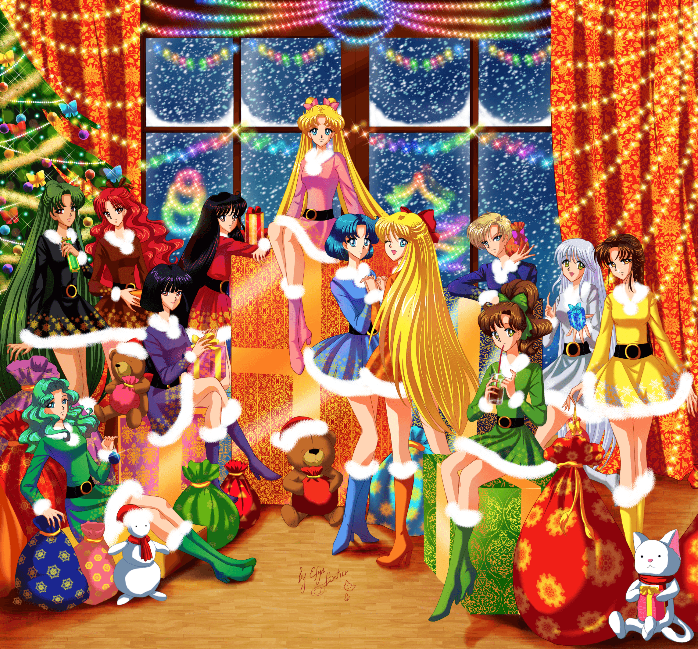 Sailor Moon Christmas Wallpapers Top Free Sailor Moon Christmas