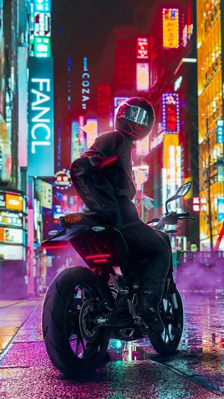 Neon Motorcycle Wallpapers Top Free Neon Motorcycle Backgrounds