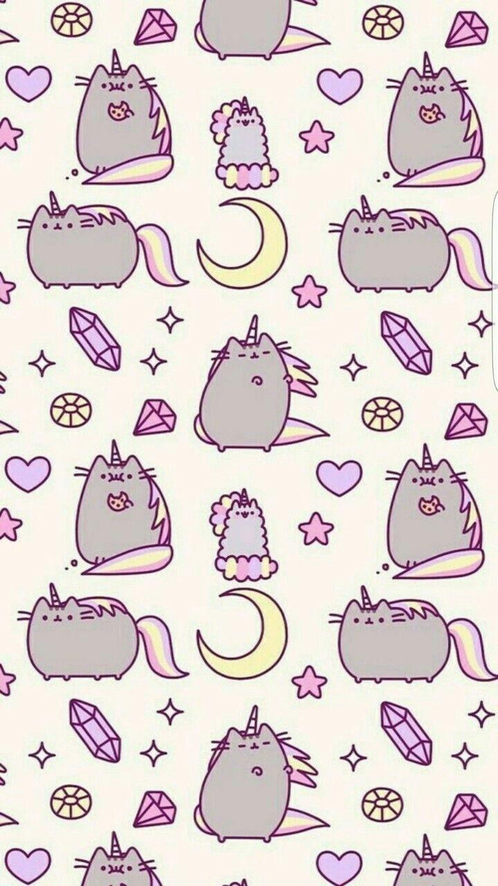 Pusheen Wallpapers Top Free Pusheen Backgrounds WallpaperAccess