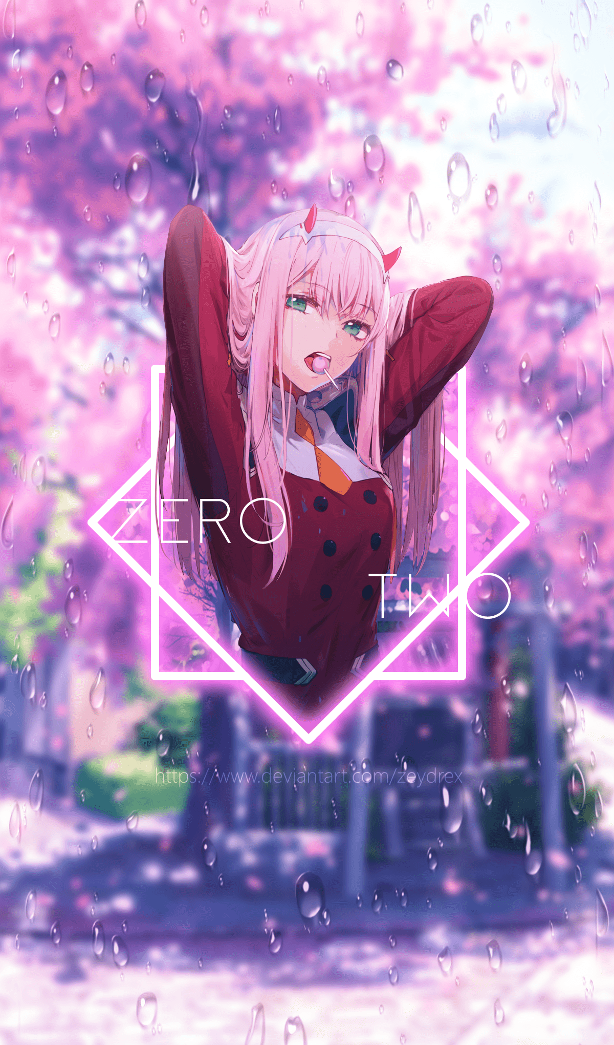 Anime Zero Two Wallpapers Top Free Anime Zero Two Backgrounds