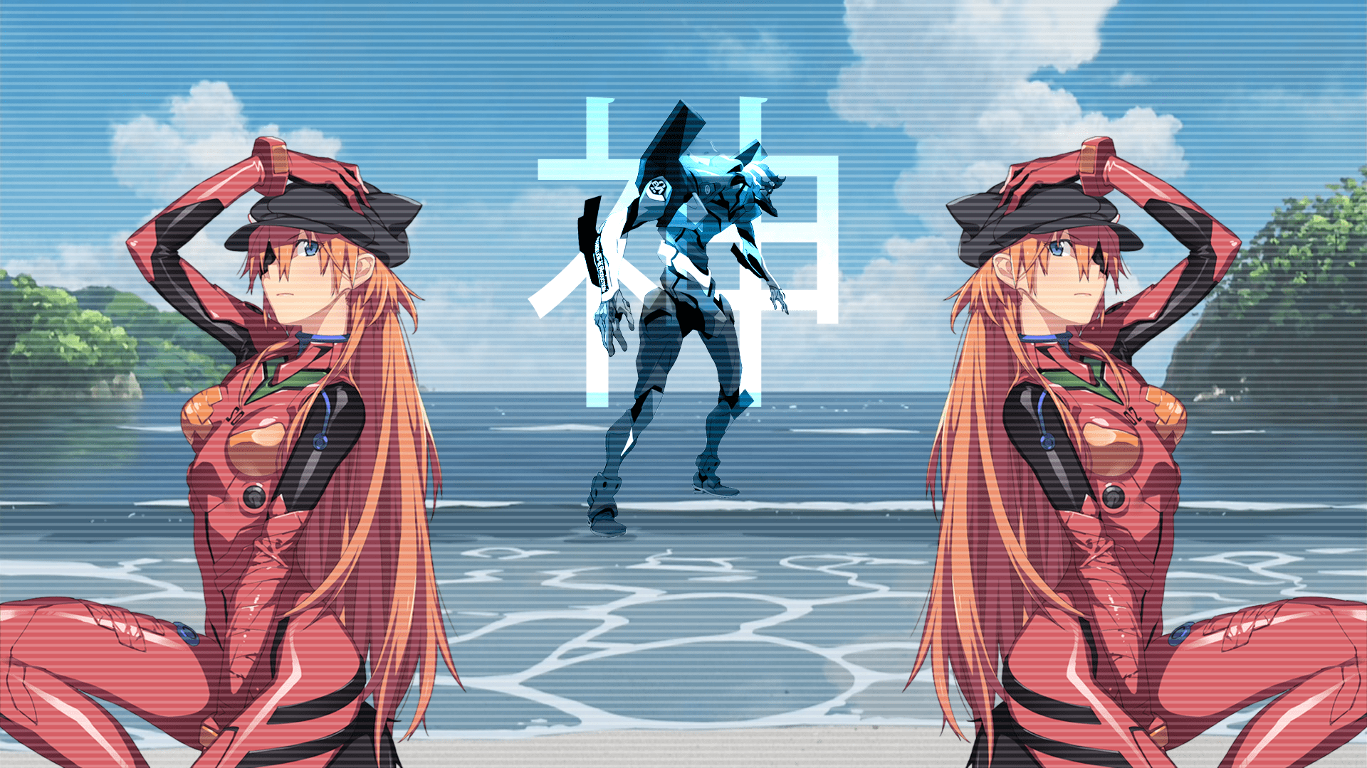 Evangelion Vaporwave Wallpapers Top Free Evangelion Vaporwave