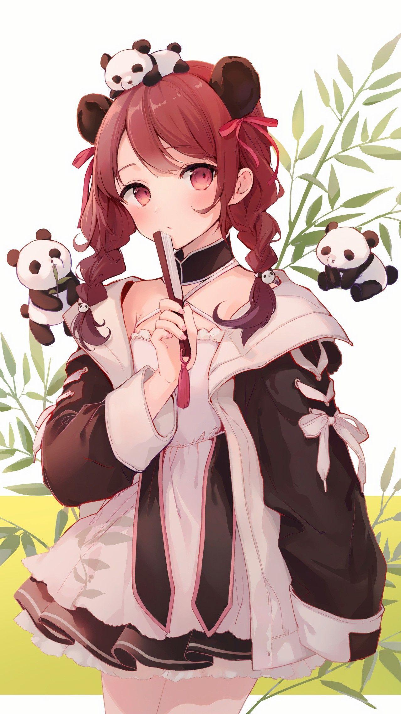Panda Anime Girl Wallpapers Top Free Panda Anime Girl Backgrounds