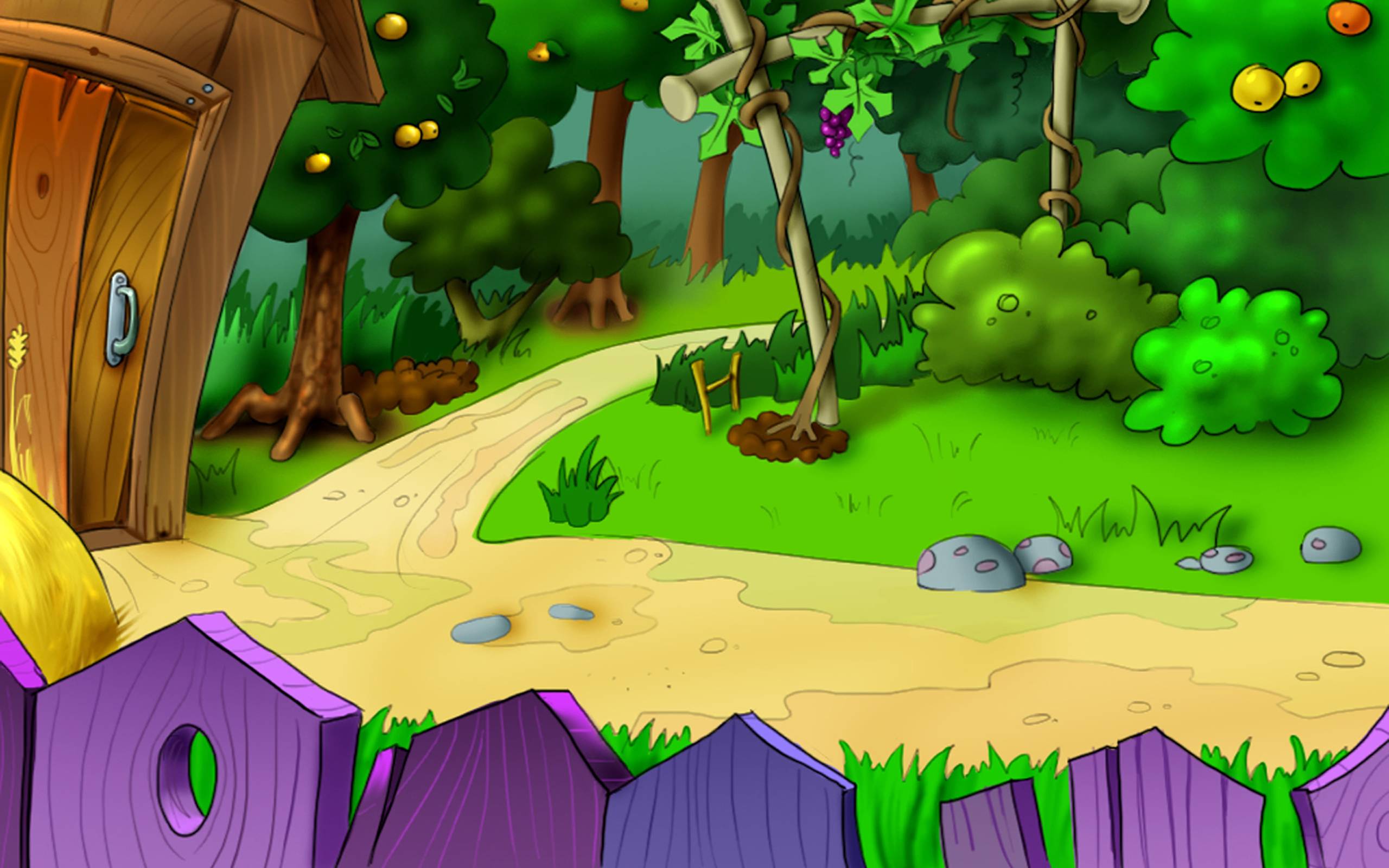 Cartoon Forest Desktop Wallpapers Top Free Cartoon Forest Desktop