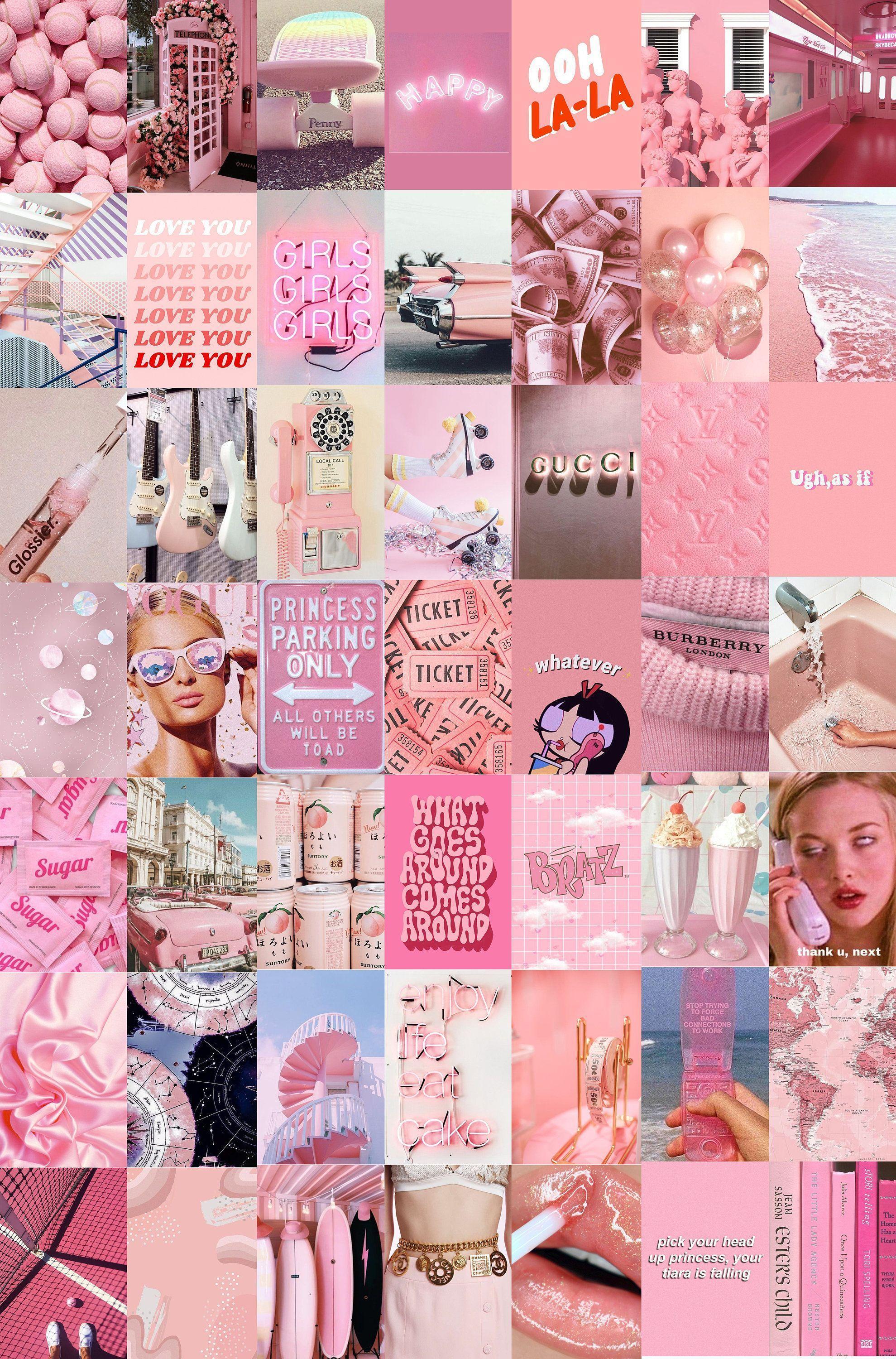 Pink Aesthetic Wallpaper Collage Pastel Pink Aesthetic Aesthetic Images