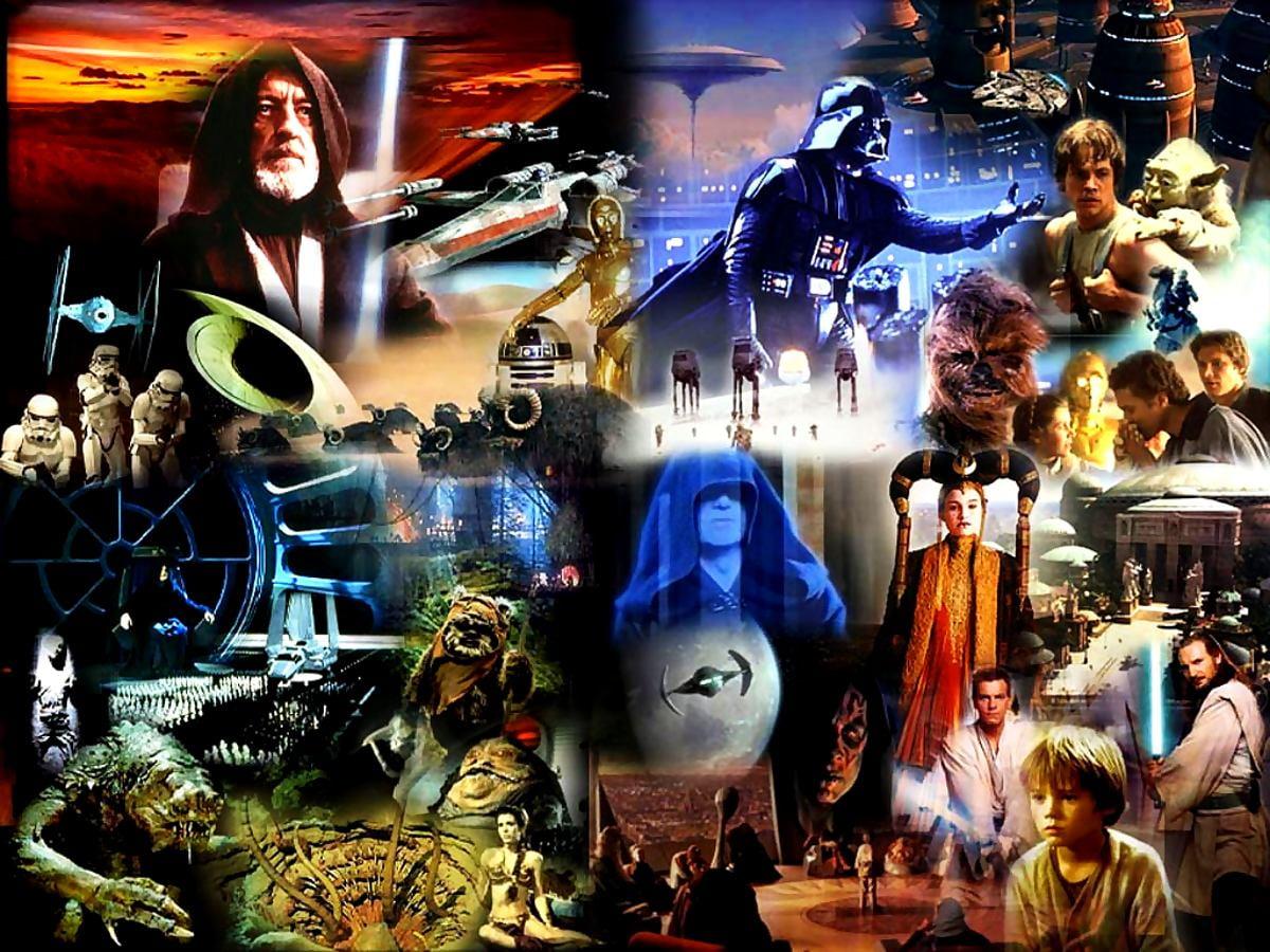 Star Wars Collage Wallpapers Top Free Star Wars Collage Backgrounds