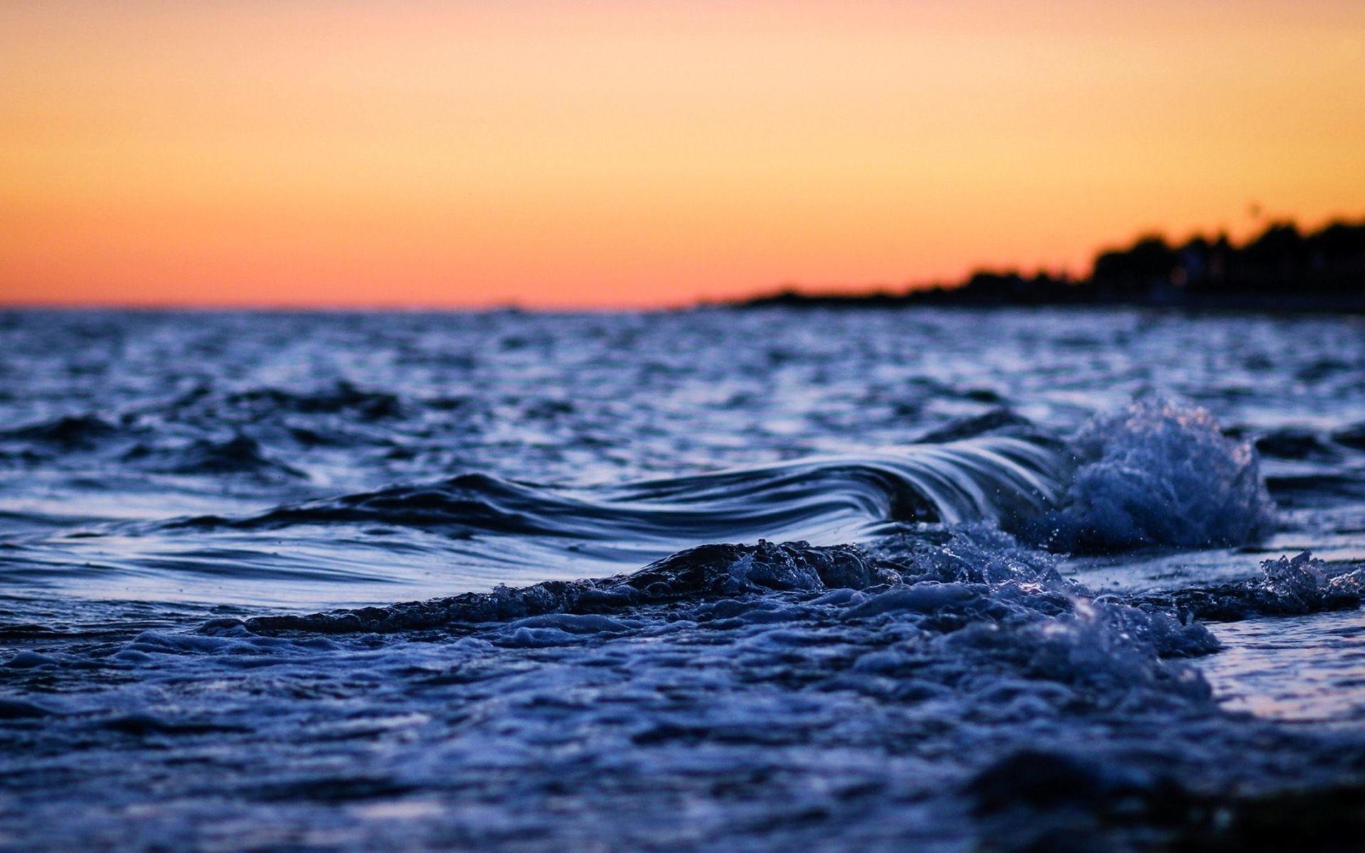 Ocean Wave Sunset Desktop Wallpapers Top Free Ocean Wave Sunset