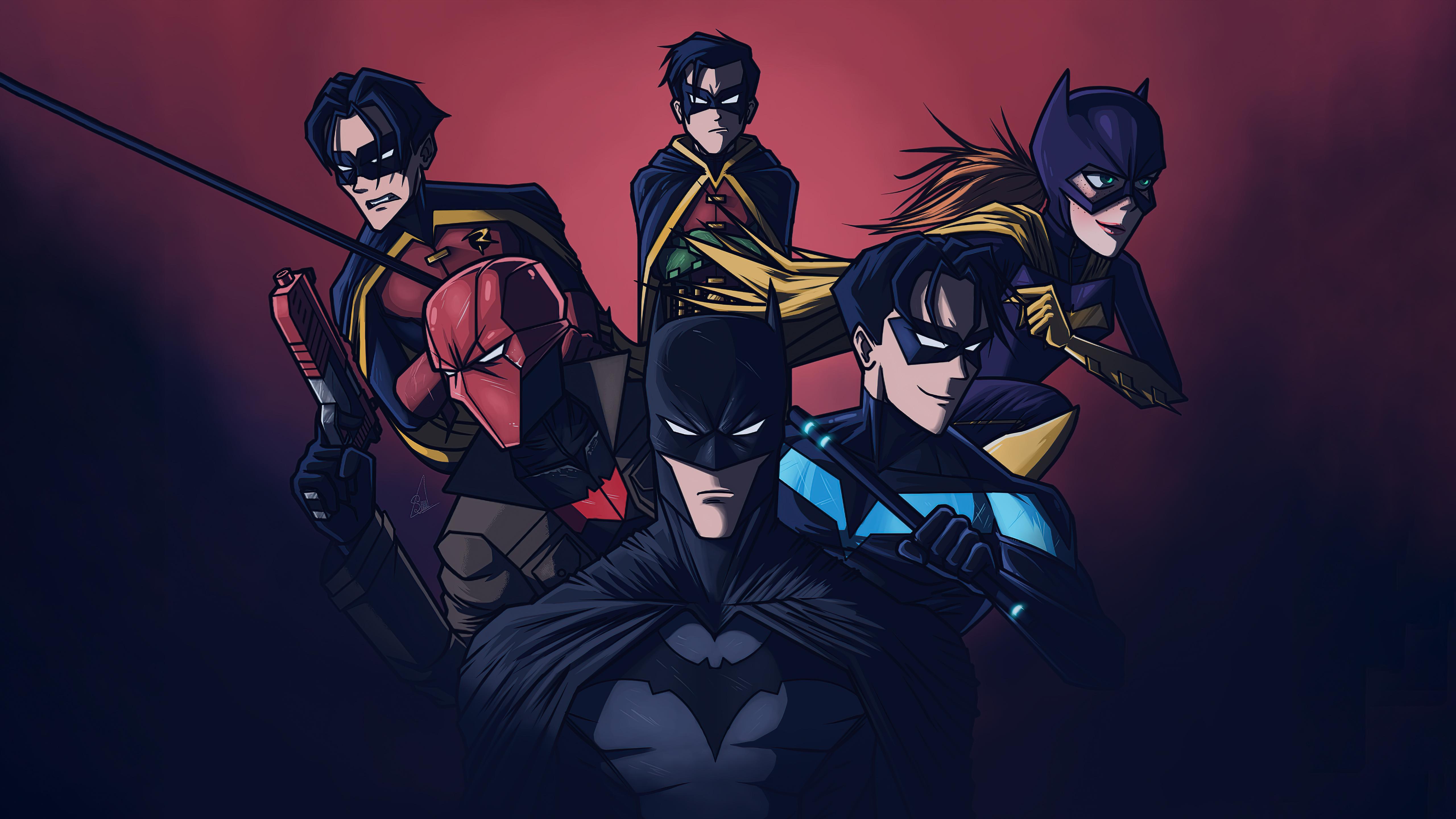 Red Nightwing Wallpapers Top Free Red Nightwing Backgrounds