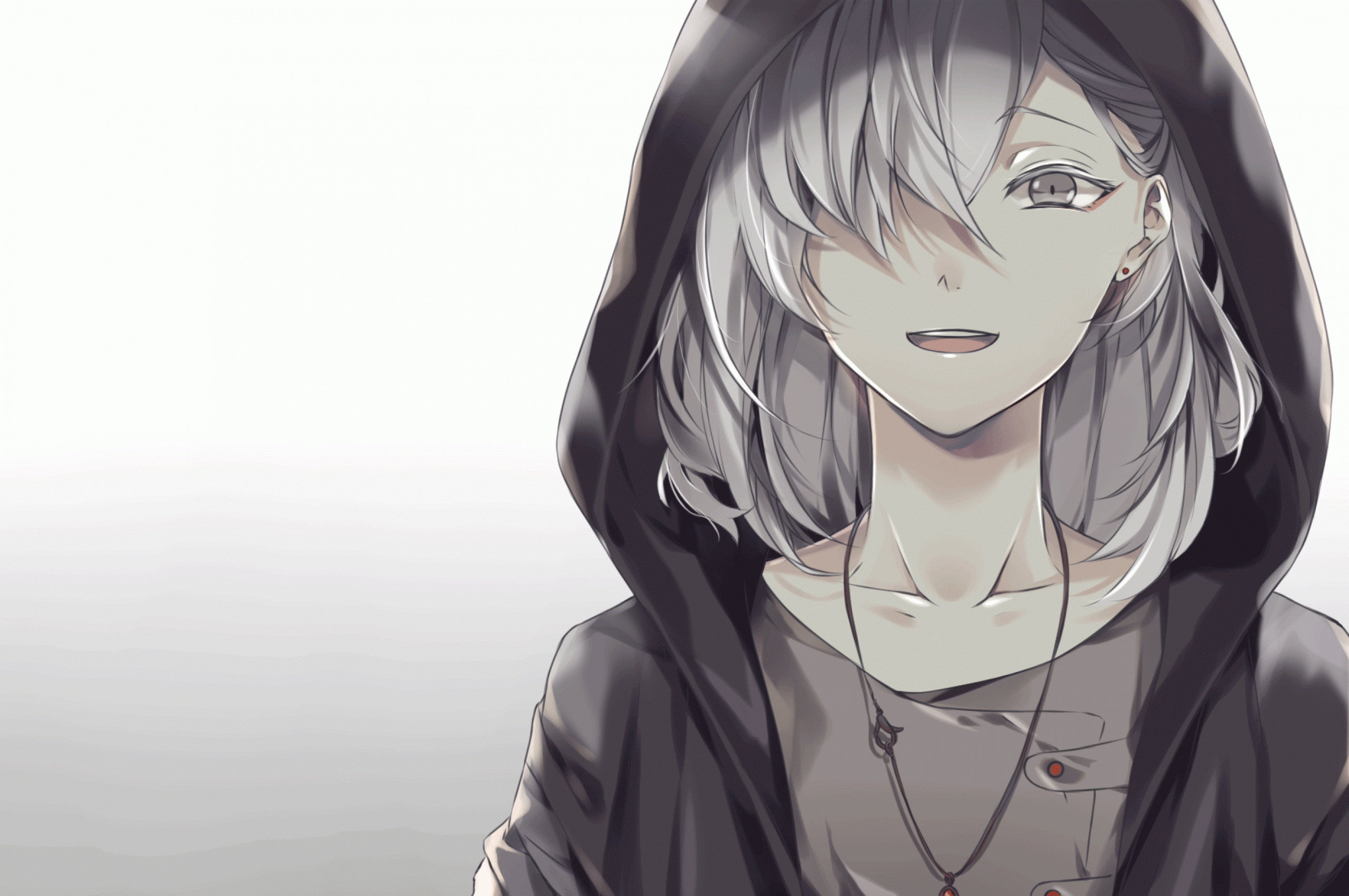 Gray Anime Wallpapers Top Free Gray Anime Backgrounds Wallpaperaccess