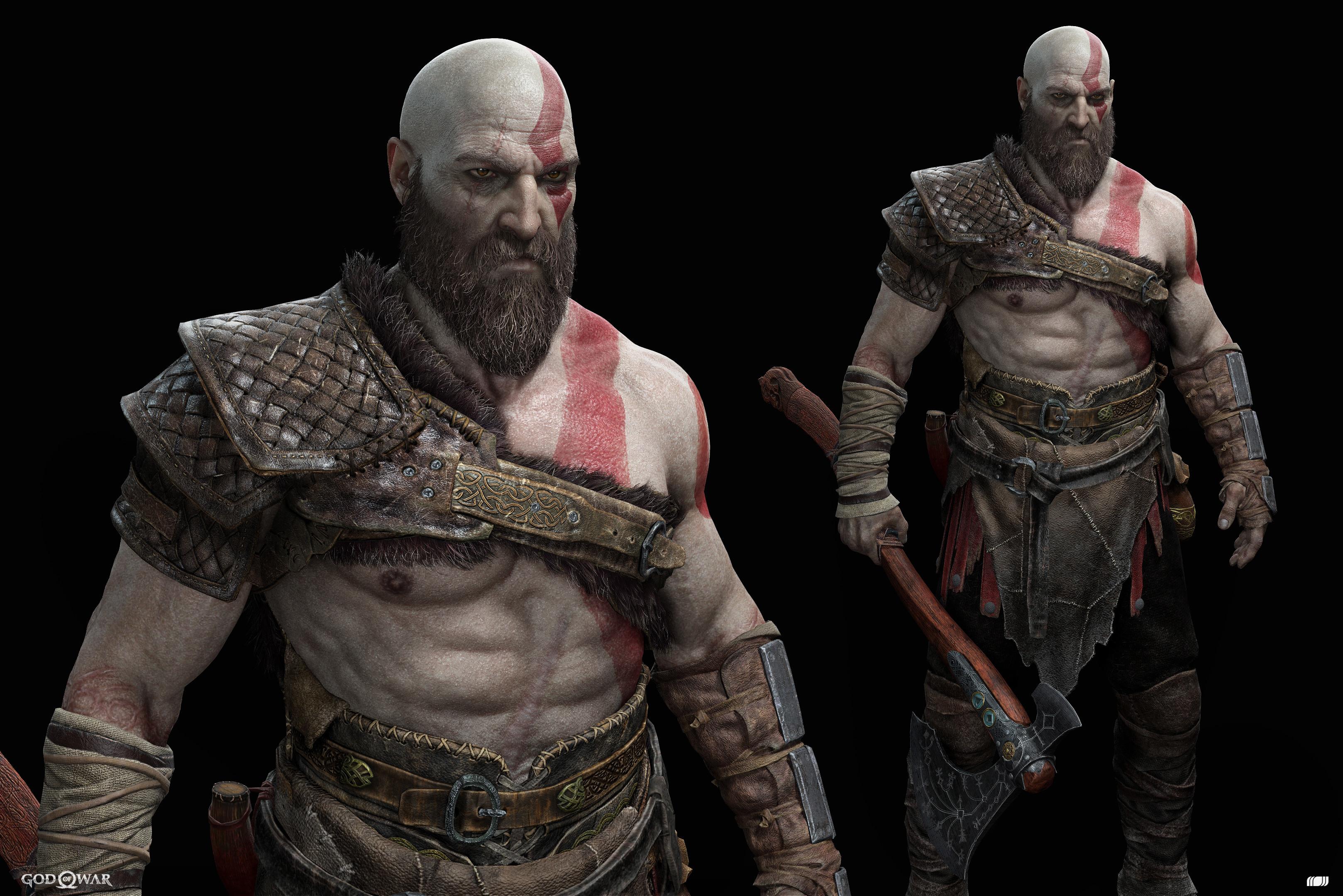 Old Kratos Wallpapers Top Free Old Kratos Backgrounds Wallpaperaccess