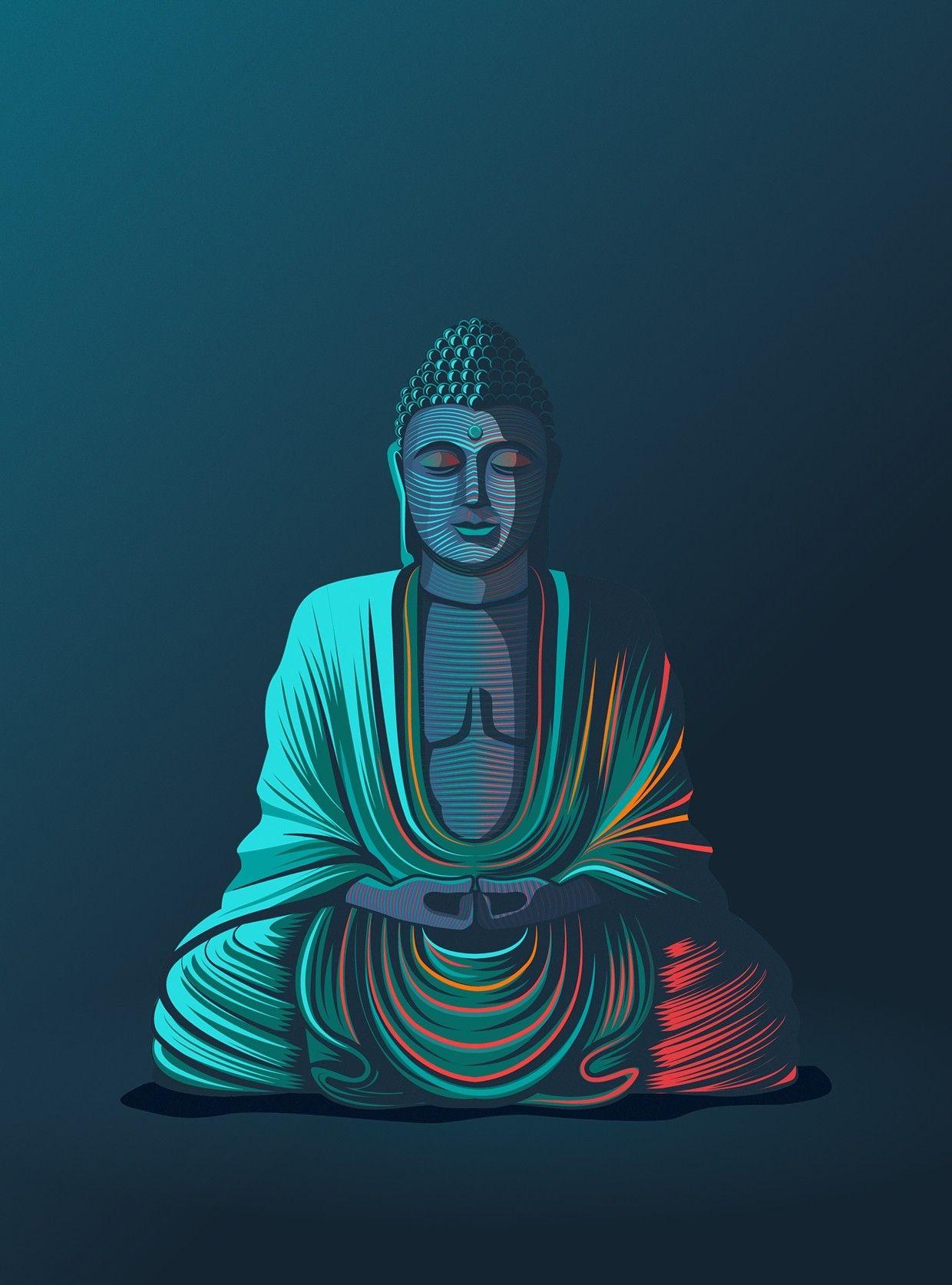 Neon Buddha Wallpapers Top Free Neon Buddha Backgrounds WallpaperAccess