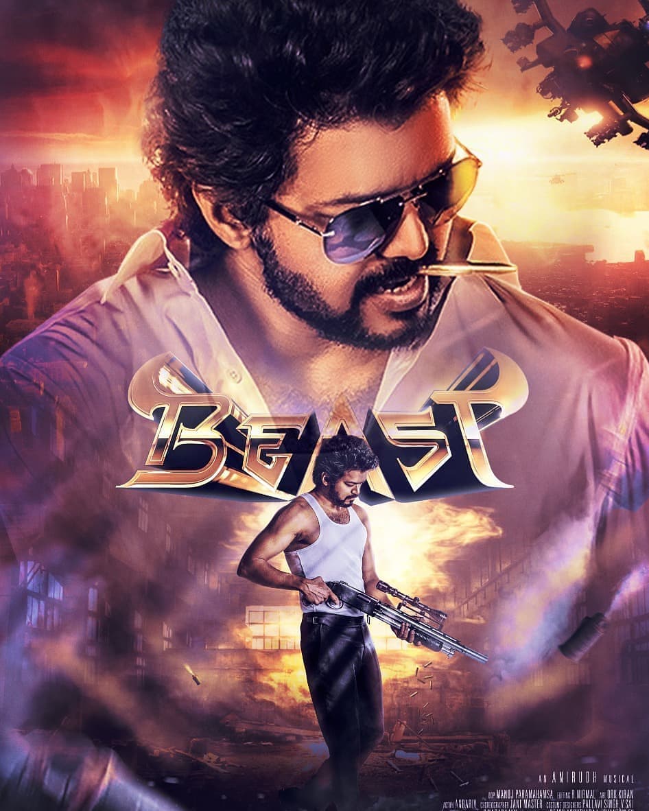 Beast Vijay Wallpapers Top Free Beast Vijay Backgrounds WallpaperAccess