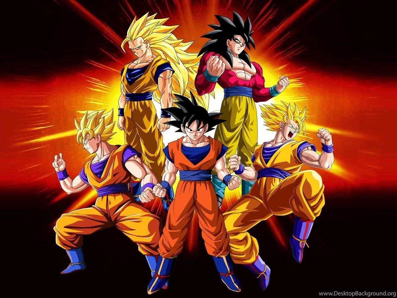 Goku Forms Wallpapers Top Free Goku Forms Backgrounds Wallpaperaccess