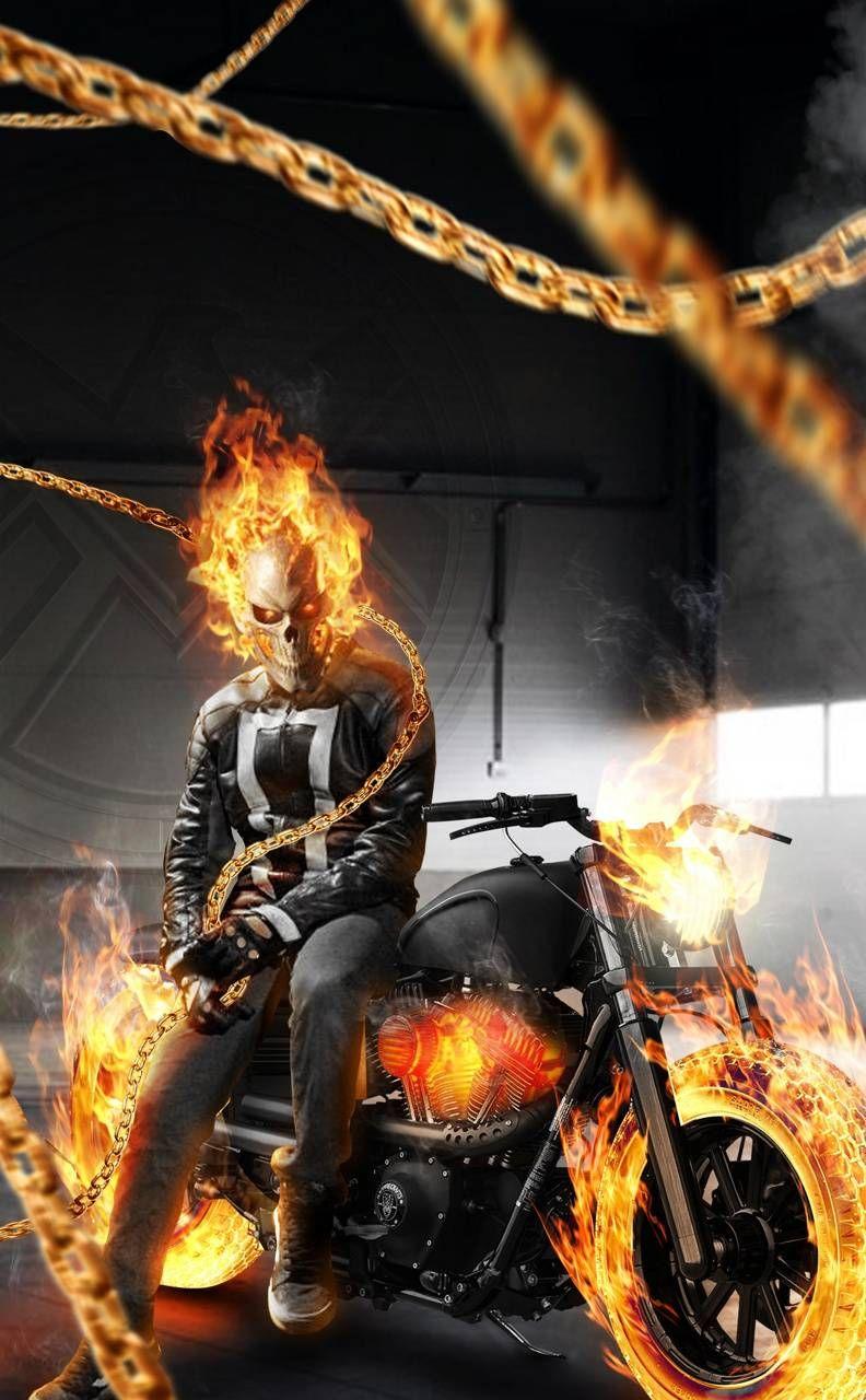 Ghost Rider Bike Wallpapers Top Free Ghost Rider Bike Backgrounds