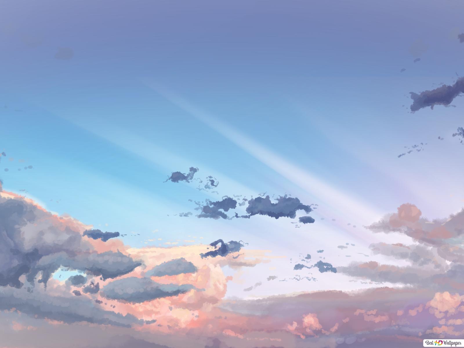 Anime Blue Sky Wallpapers Top Free Anime Blue Sky Backgrounds