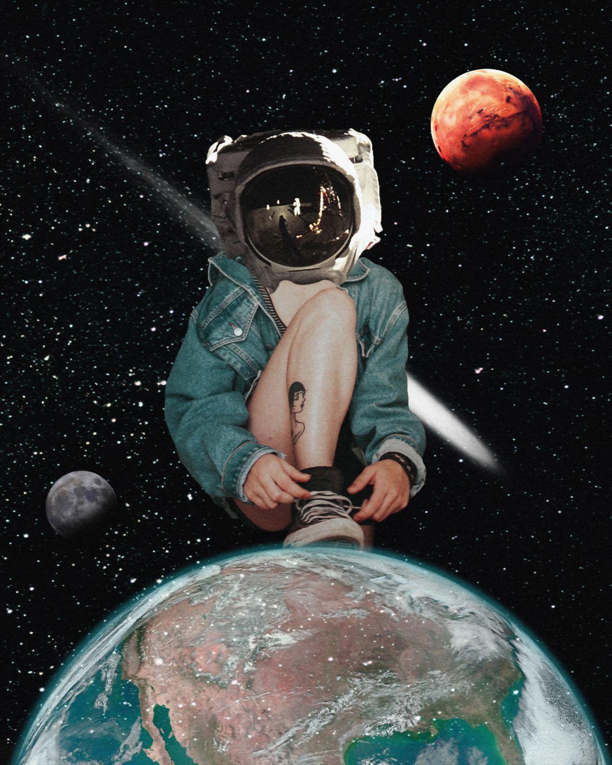 Surreal Astronaut Space Wallpapers Top Free Surreal Astronaut Space