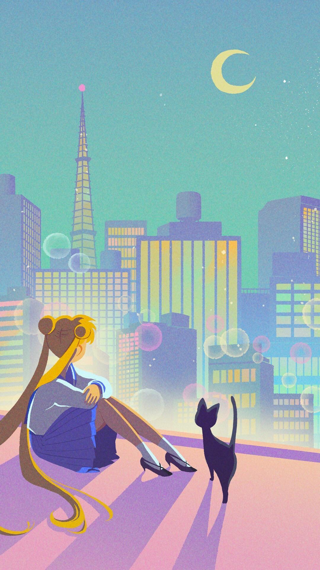 Sailor Moon City Wallpapers Top Free Sailor Moon City Backgrounds