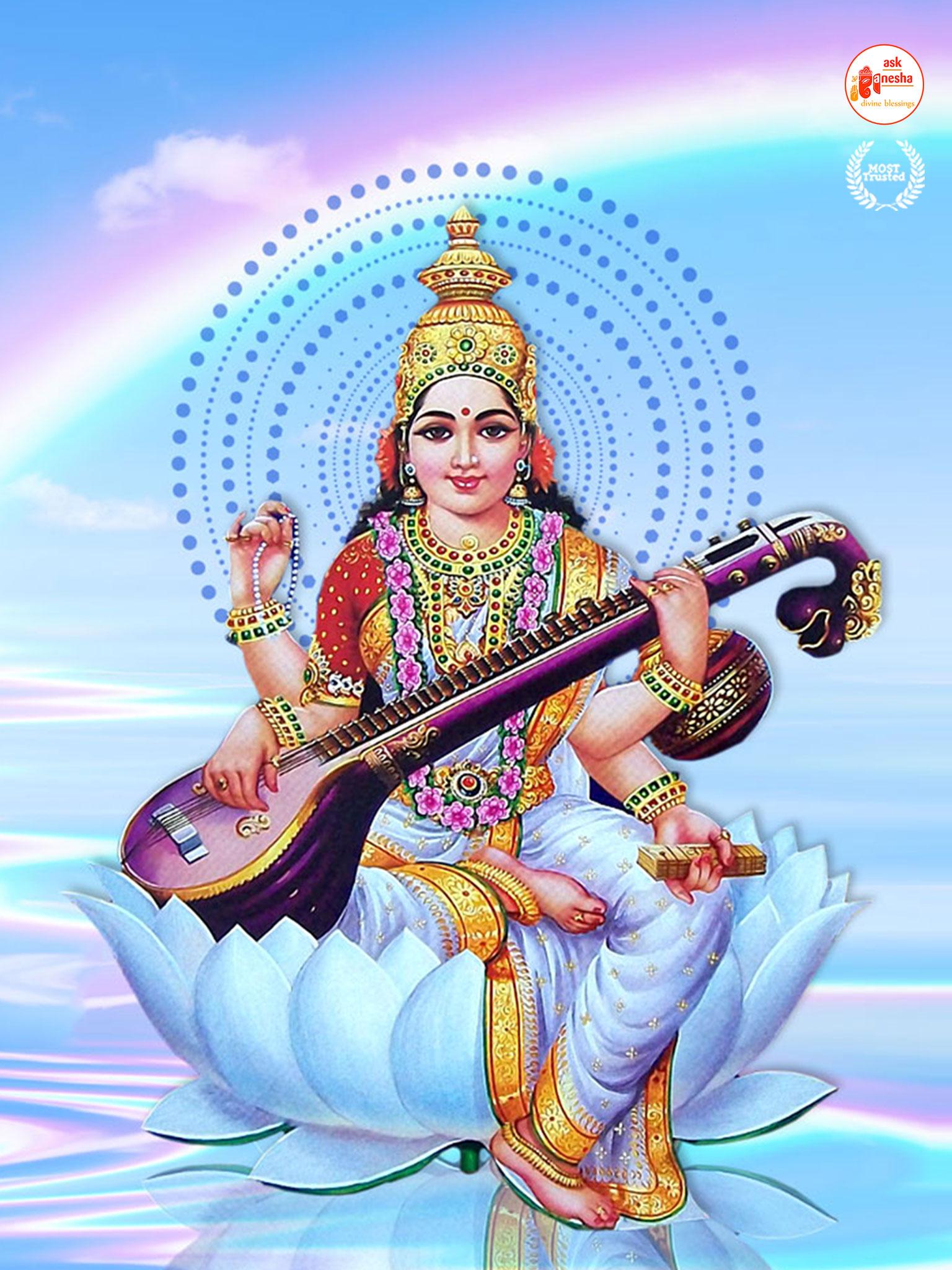 Sarasvati Wallpapers Top Free Sarasvati Backgrounds Wallpaperaccess