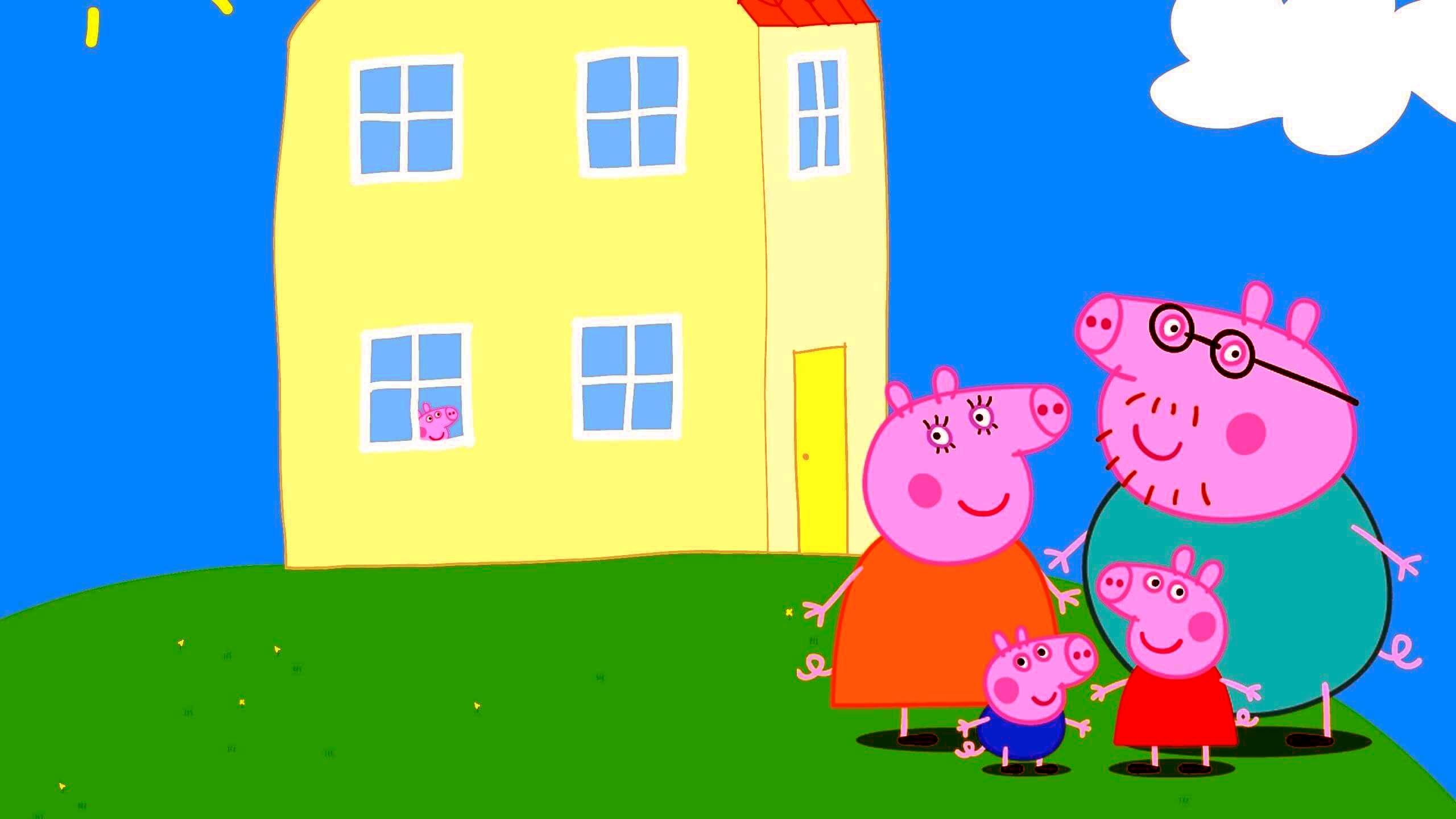 Peppy Pig House Wallpapers Top Free Peppy Pig House Backgrounds