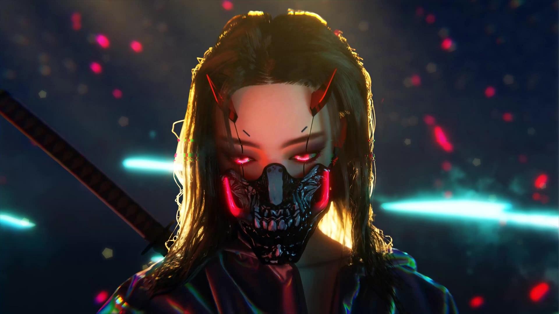 Oni Cyberpunk Wallpapers Top Free Oni Cyberpunk Backgrounds