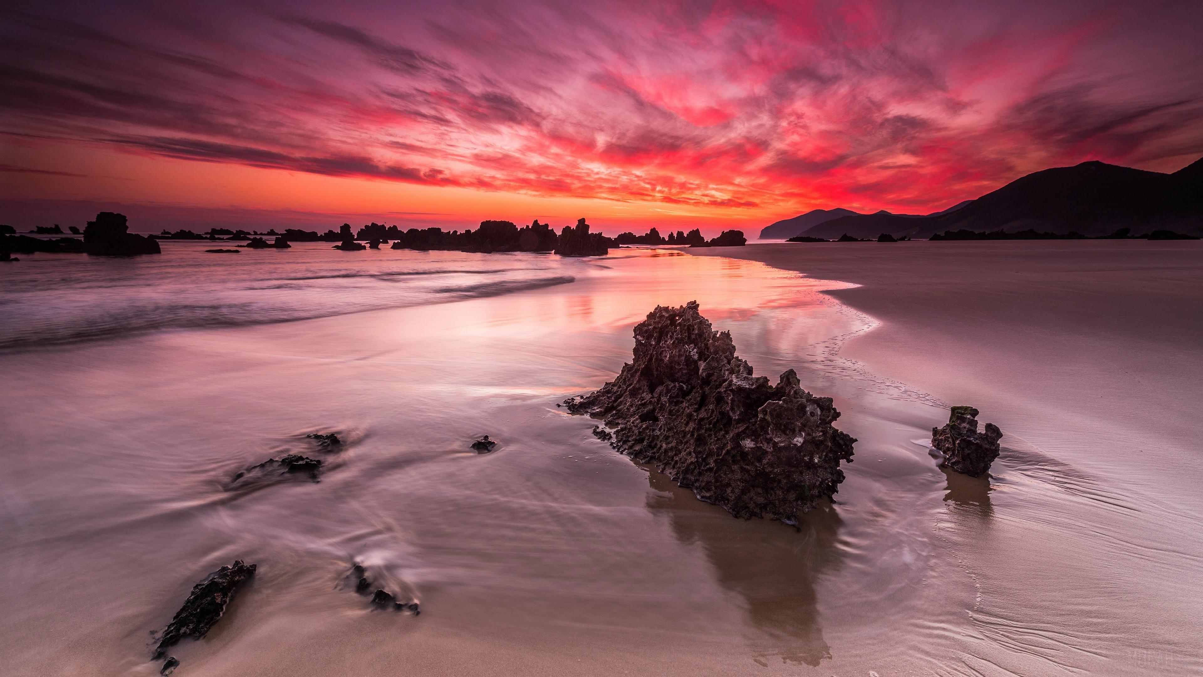 Purple Beach Desktop Wallpapers Top Free Purple Beach Desktop