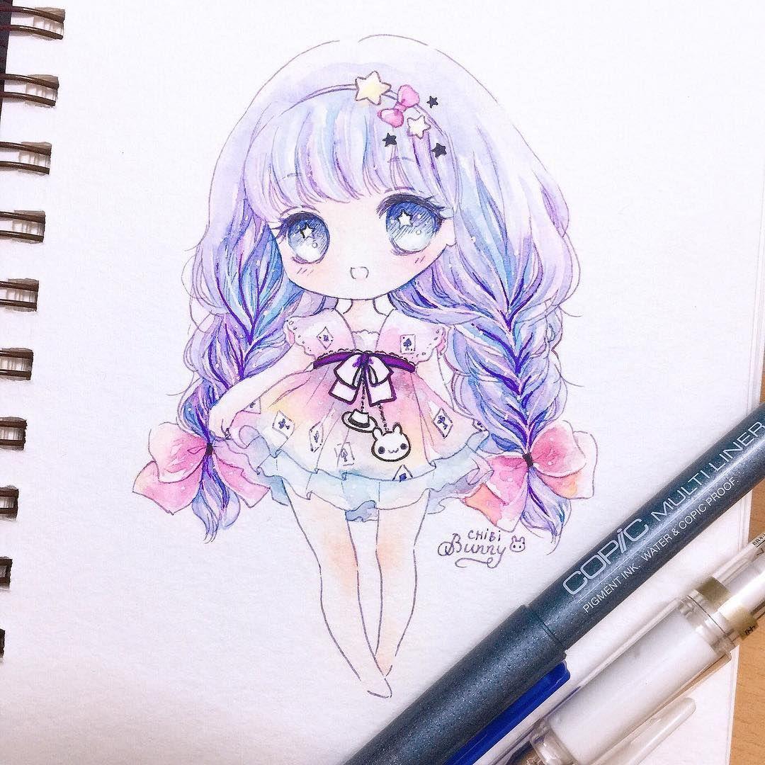 Kawaii Chibi Girl Pastel