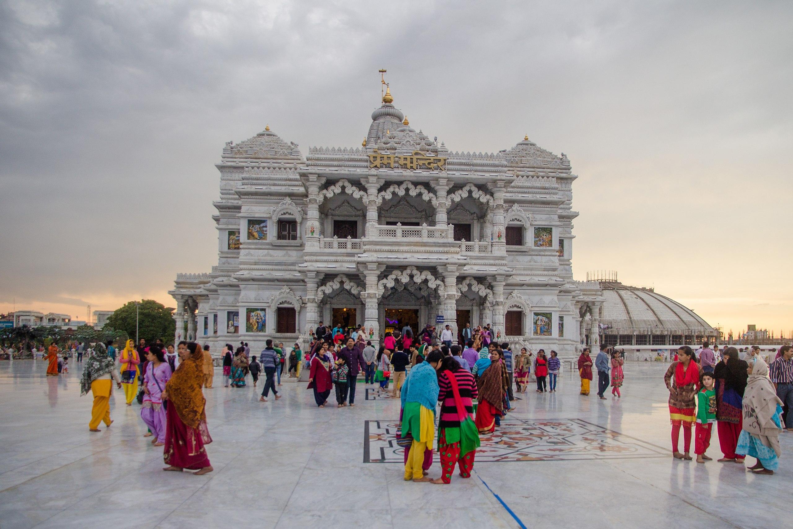 Prem Mandir Vrindavan Wallpapers Top Free Prem Mandir Vrindavan