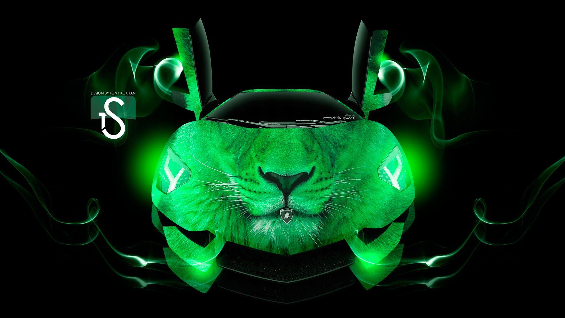 Neon Green Car Wallpapers Top Free Neon Green Car Backgrounds WallpaperAccess